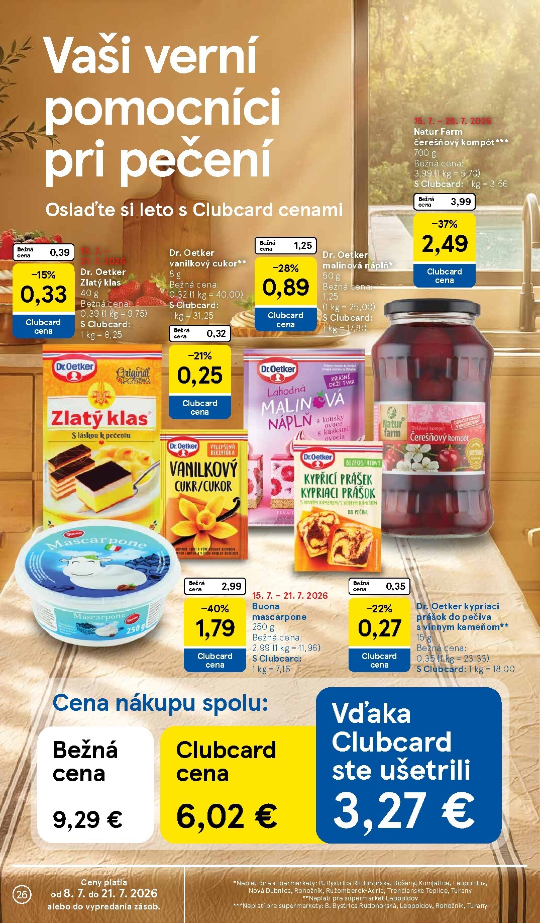 tesco - Nový Tesco supermarket leták od stredy, 15.07.2026 do utorka, 21.07.2026 - page: 26