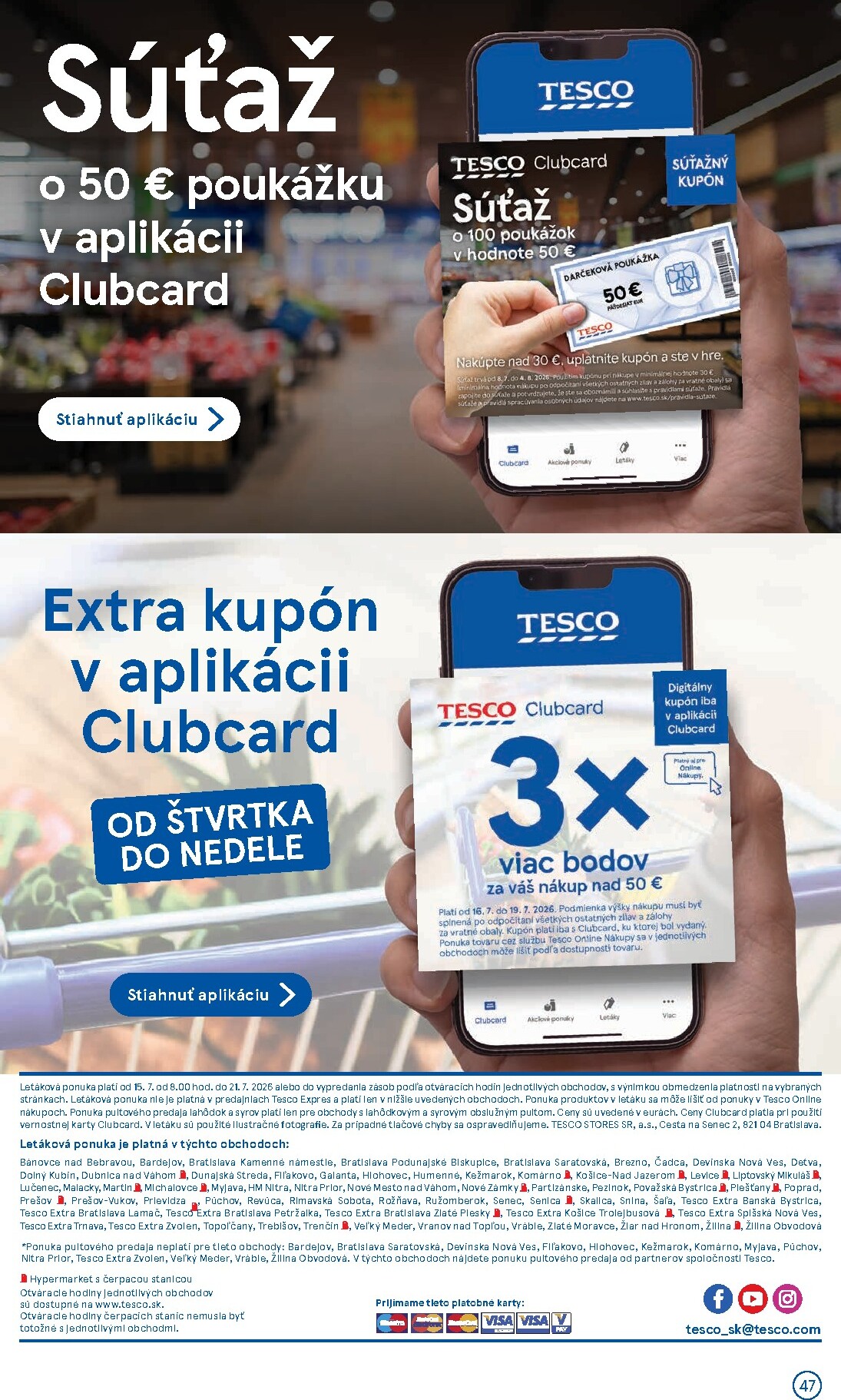 tesco - Nový Tesco leták od stredy, 15.07.2026 do utorka, 21.07.2026 - page: 47