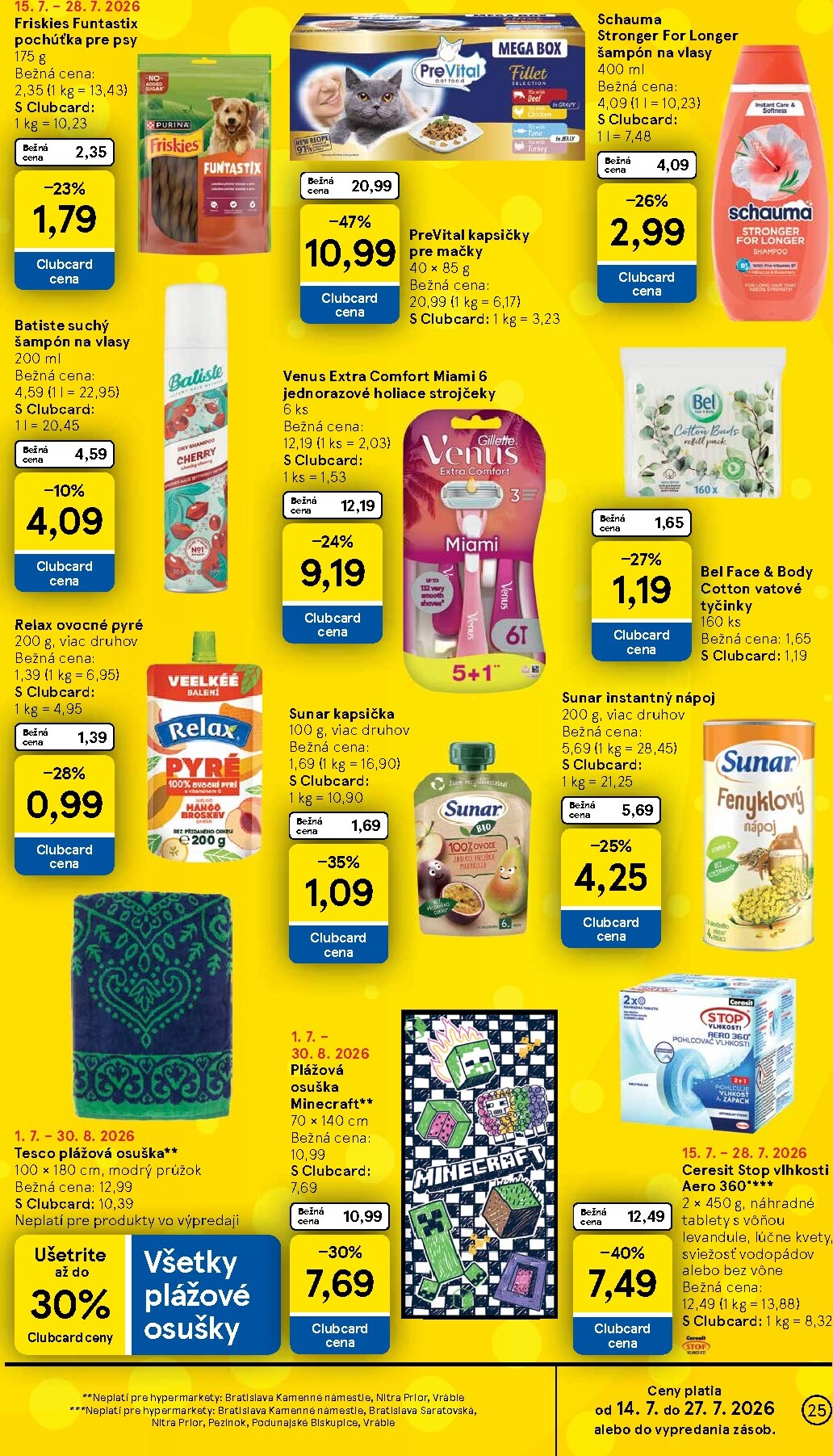 tesco - Nový Tesco leták od stredy, 15.07.2026 do utorka, 21.07.2026 - page: 25
