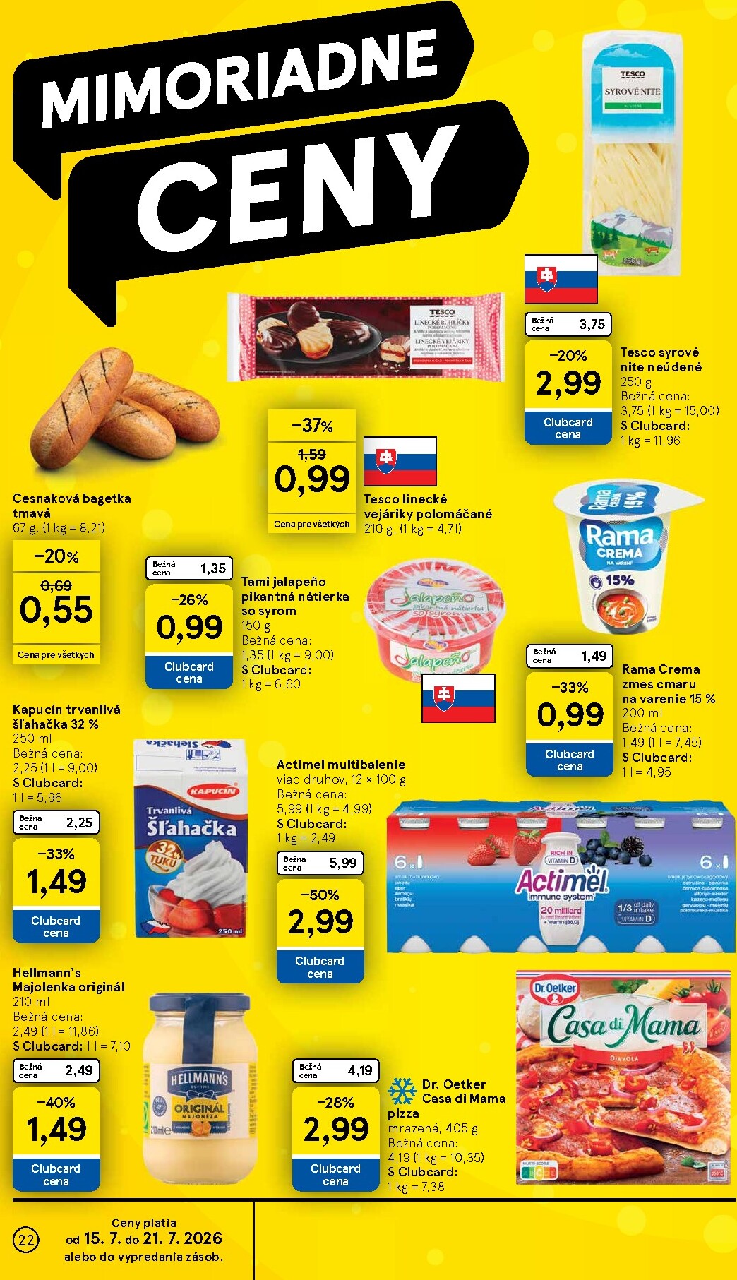 tesco - Nový Tesco leták od stredy, 15.07.2026 do utorka, 21.07.2026 - page: 22