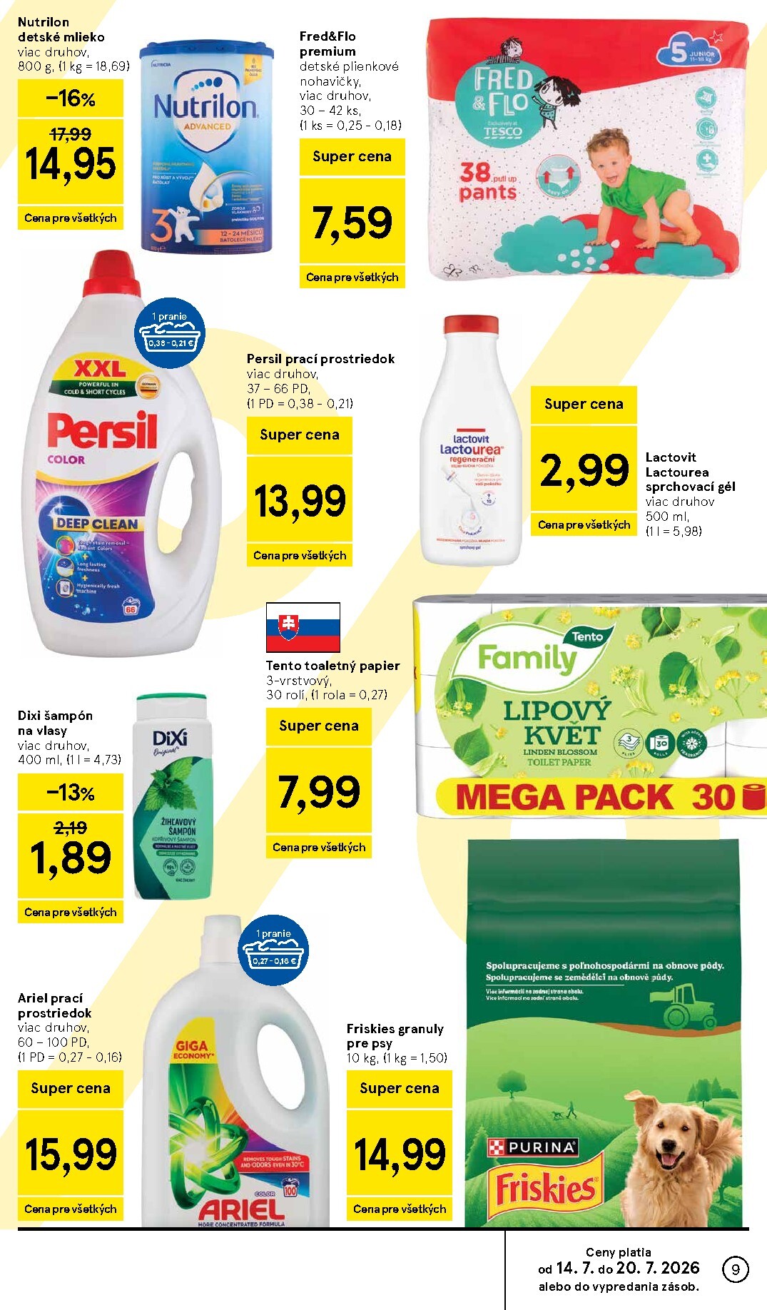 tesco - Nový Tesco leták od stredy, 15.07.2026 do utorka, 21.07.2026 - page: 9