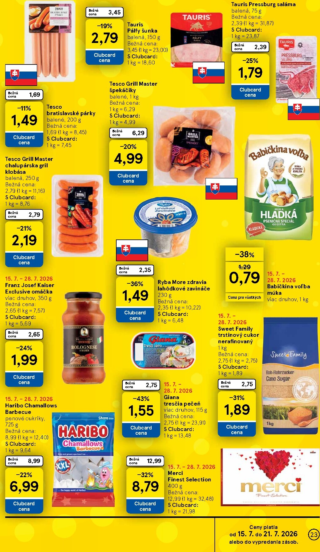 tesco - Nový Tesco leták od stredy, 15.07.2026 do utorka, 21.07.2026 - page: 23