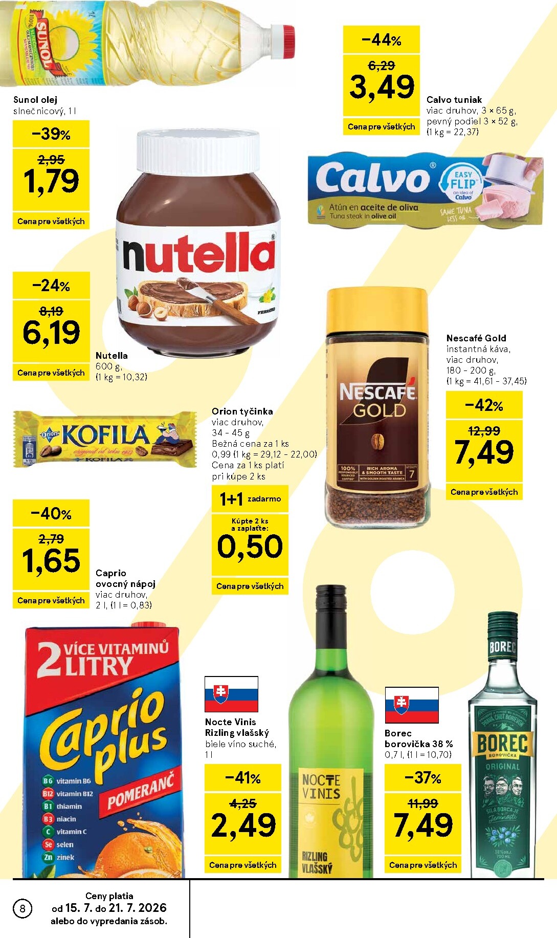 tesco - Nový Tesco leták od stredy, 15.07.2026 do utorka, 21.07.2026 - page: 8