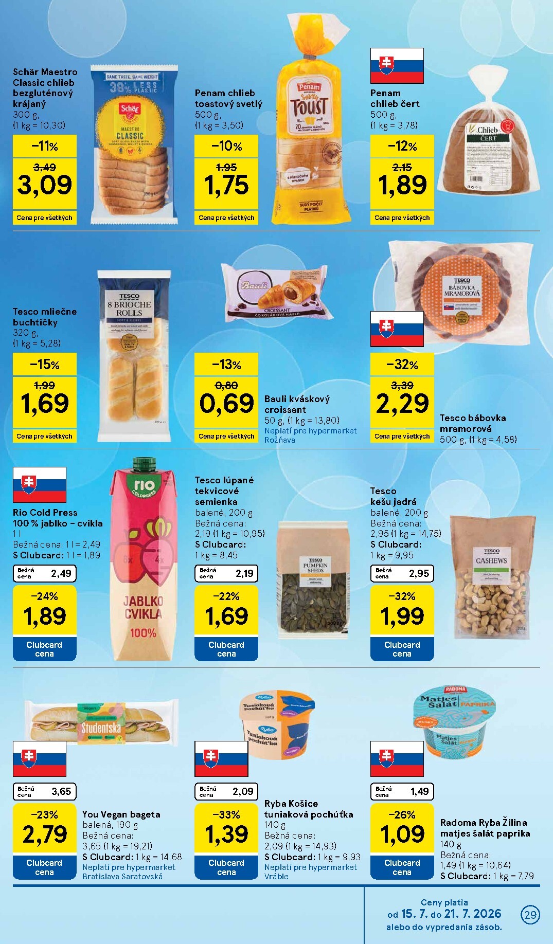 tesco - Nový Tesco leták od stredy, 15.07.2026 do utorka, 21.07.2026 - page: 29