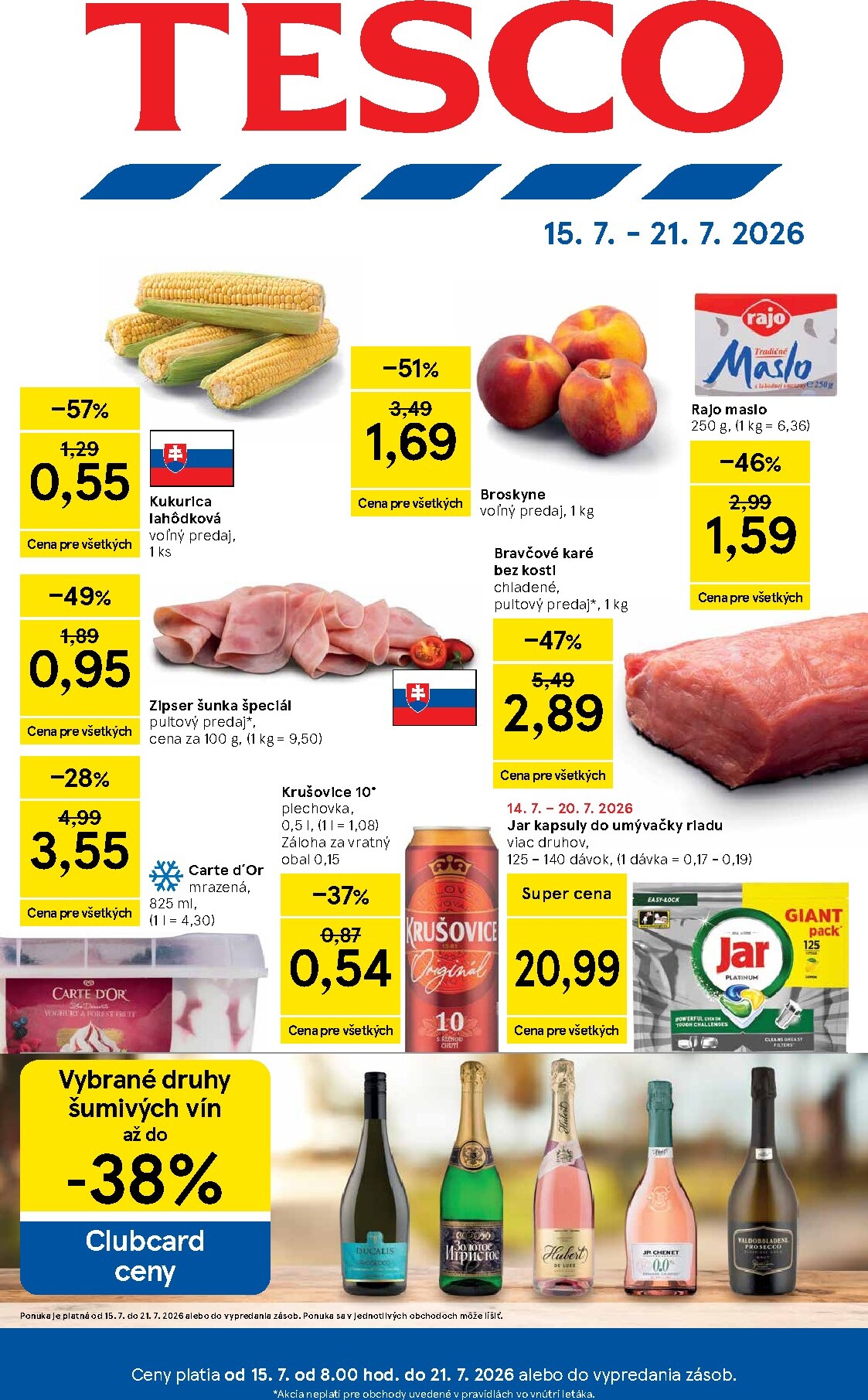 tesco - Nový Tesco leták od stredy, 15.07.2026 do utorka, 21.07.2026