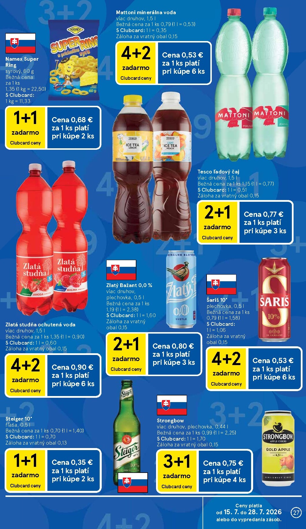 tesco - Nový Tesco leták od stredy, 15.07.2026 do utorka, 21.07.2026 - page: 27