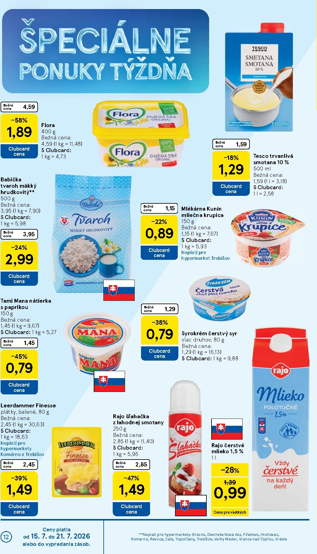 tesco - Nový Tesco leták od stredy, 15.07.2026 do utorka, 21.07.2026 - page: 12