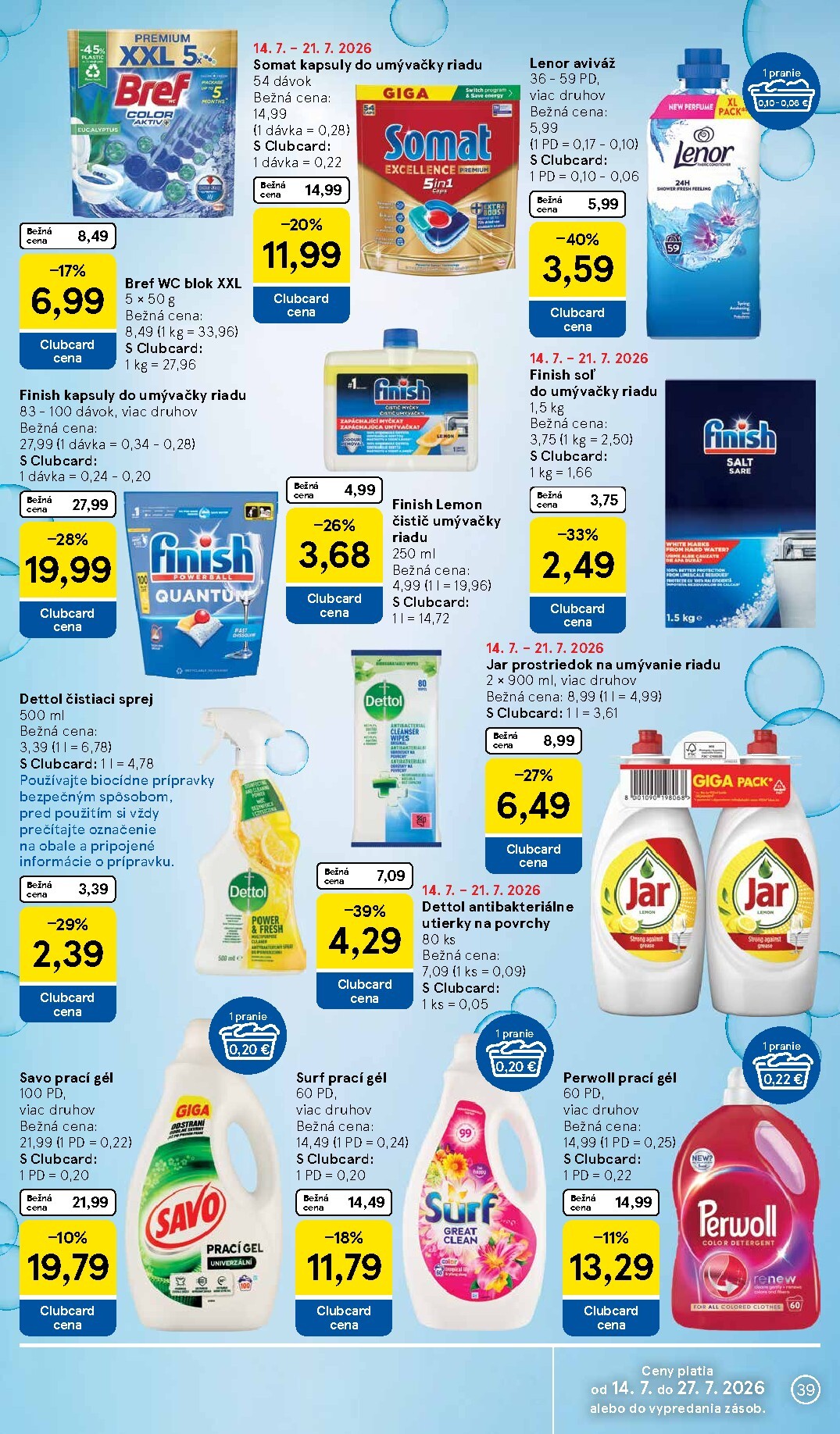 tesco - Nový Tesco leták od stredy, 15.07.2026 do utorka, 21.07.2026 - page: 39