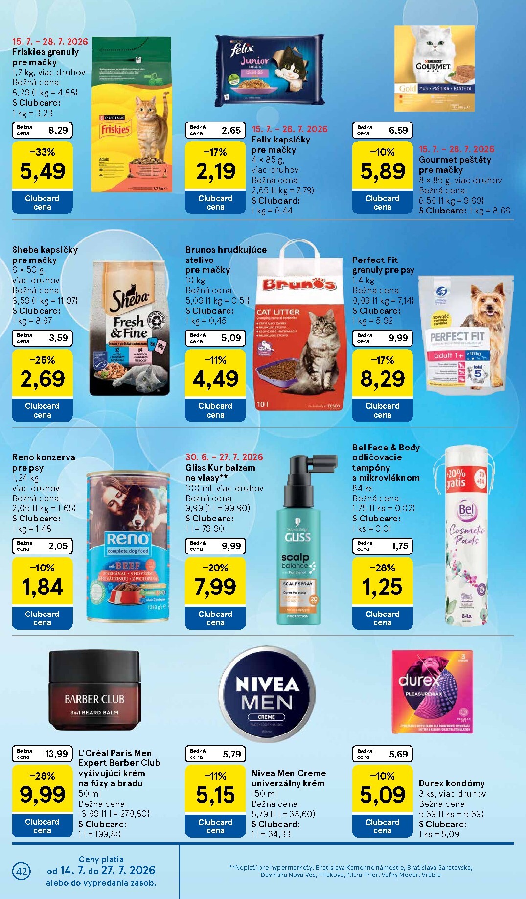 tesco - Nový Tesco leták od stredy, 15.07.2026 do utorka, 21.07.2026 - page: 42