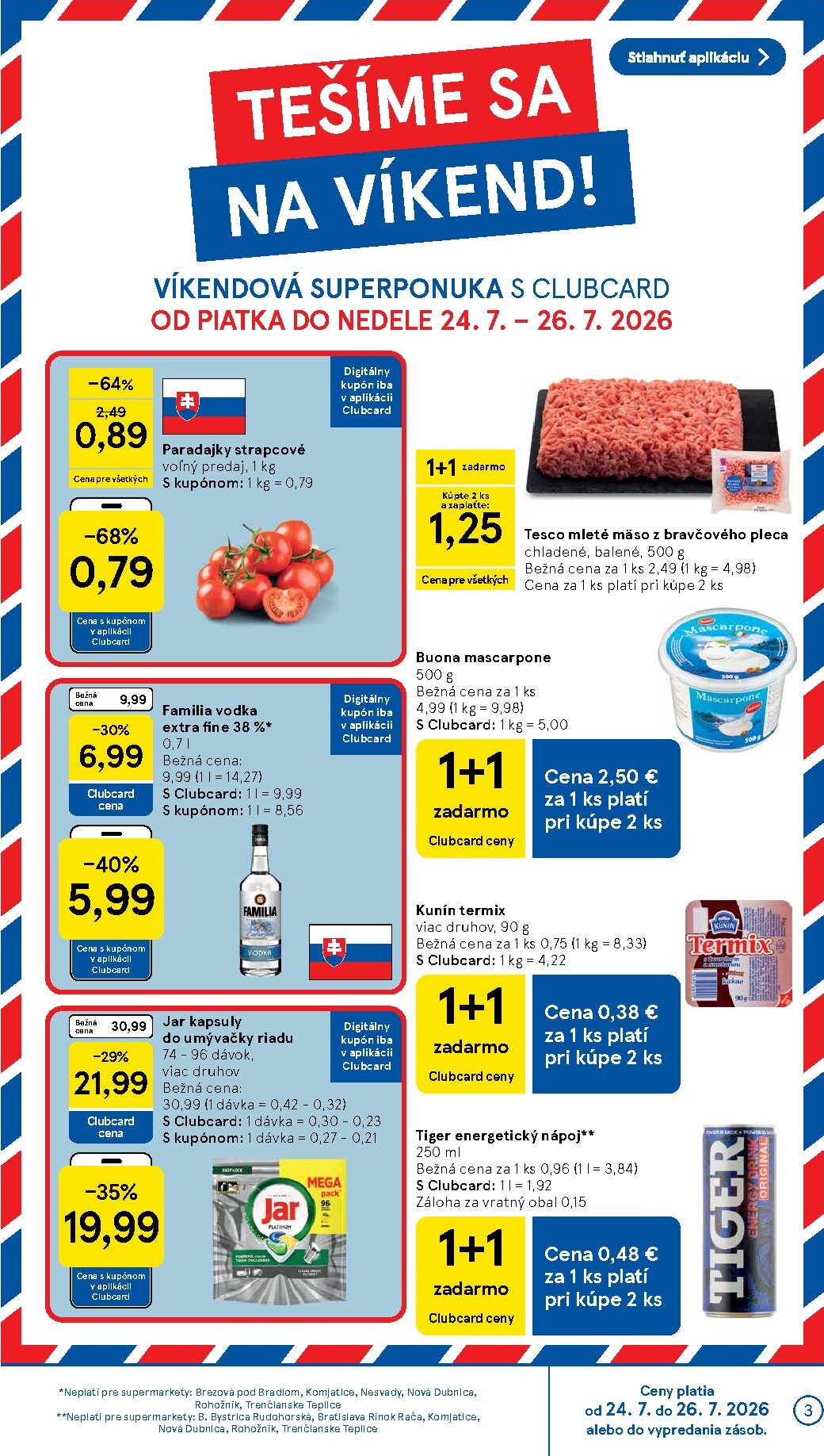 tesco - Nový tesco-letak-2026-07-22 - supermarkety leták od stredy, 22.07.2026 do utorka, 28.07.2026 - page: 3