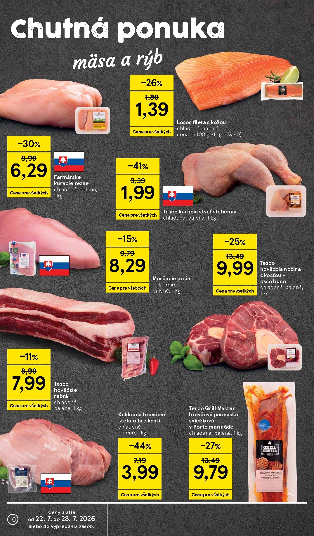 tesco - Nový tesco-letak-2026-07-22 - supermarkety leták od stredy, 22.07.2026 do utorka, 28.07.2026 - page: 10
