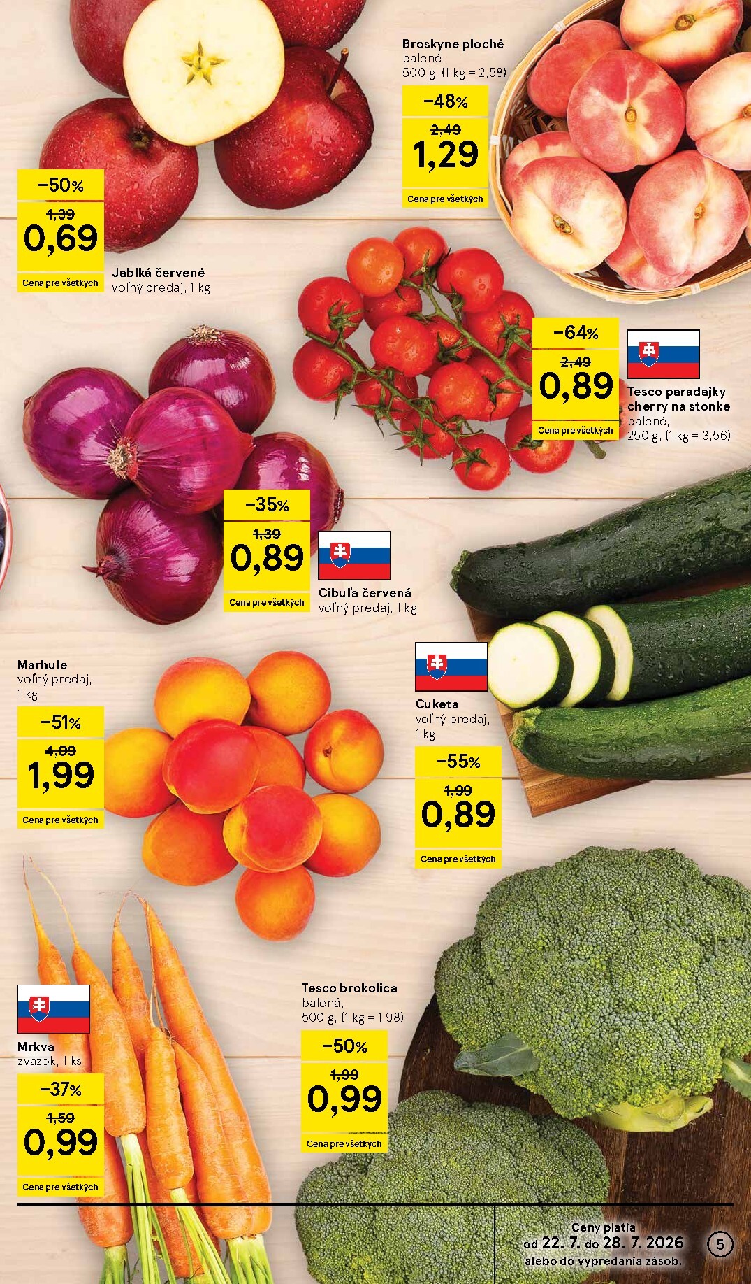 tesco - Nový tesco-letak-2026-07-22 - supermarkety leták od stredy, 22.07.2026 do utorka, 28.07.2026 - page: 5