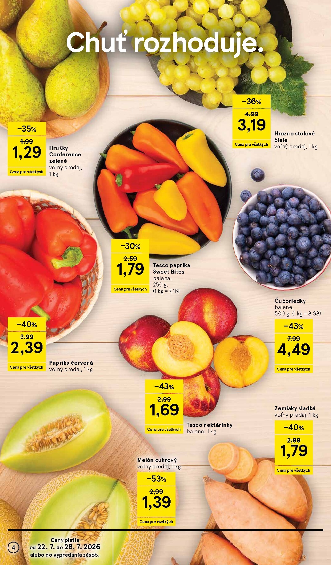 tesco - Nový tesco-letak-2026-07-22 - supermarkety leták od stredy, 22.07.2026 do utorka, 28.07.2026 - page: 4