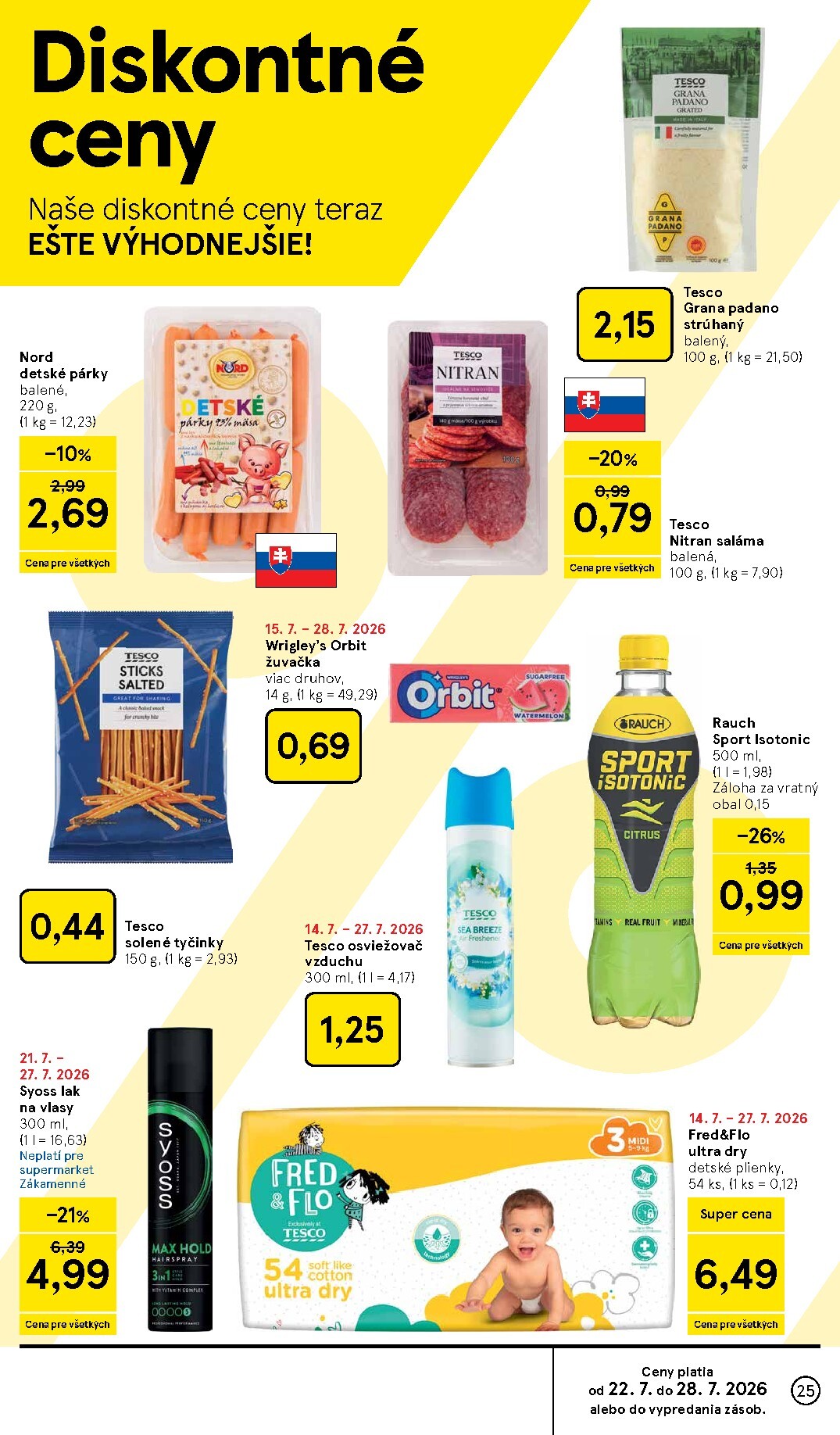 tesco - Nový tesco-letak-2026-07-22 - supermarkety leták od stredy, 22.07.2026 do utorka, 28.07.2026 - page: 25