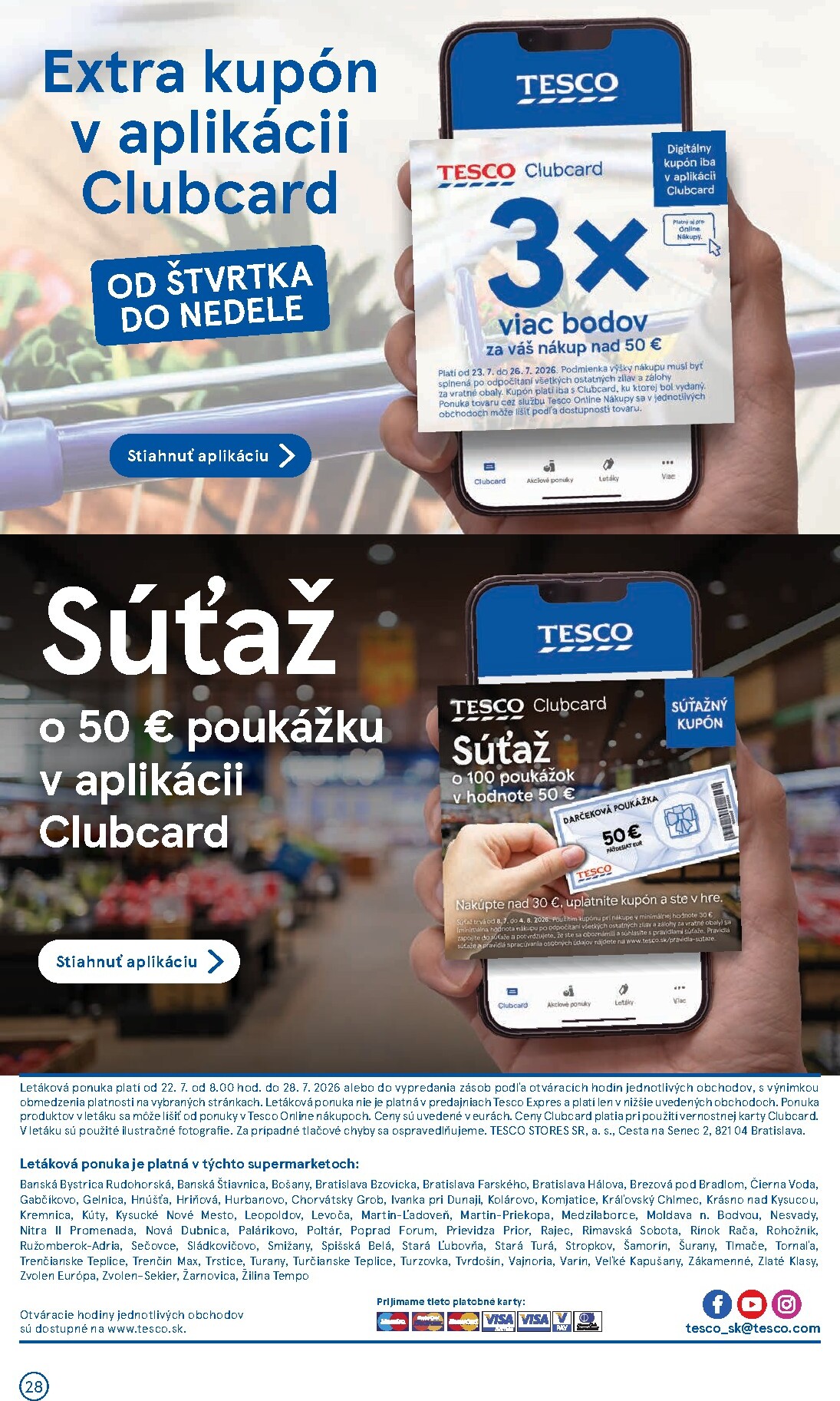 tesco - Nový tesco-letak-2026-07-22 - supermarkety leták od stredy, 22.07.2026 do utorka, 28.07.2026 - page: 28