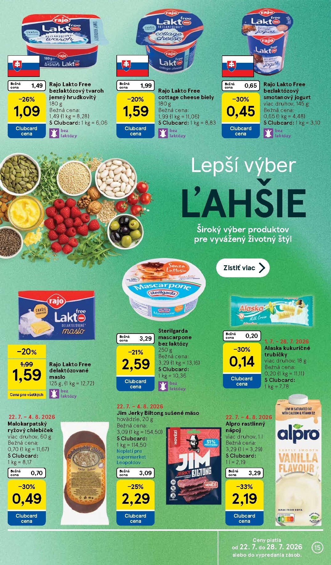 tesco - Nový tesco-letak-2026-07-22 - supermarkety leták od stredy, 22.07.2026 do utorka, 28.07.2026 - page: 15