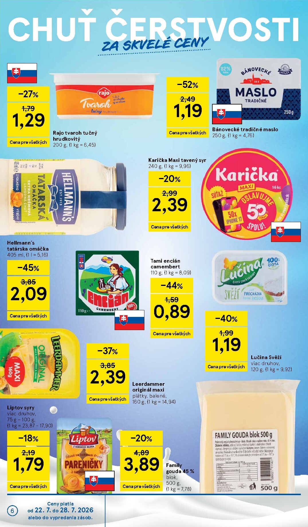 tesco - Nový tesco-letak-2026-07-22 - supermarkety leták od stredy, 22.07.2026 do utorka, 28.07.2026 - page: 6