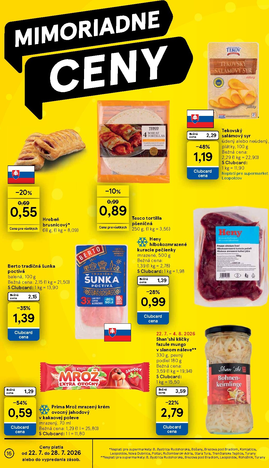 tesco - Nový tesco-letak-2026-07-22 - supermarkety leták od stredy, 22.07.2026 do utorka, 28.07.2026 - page: 16