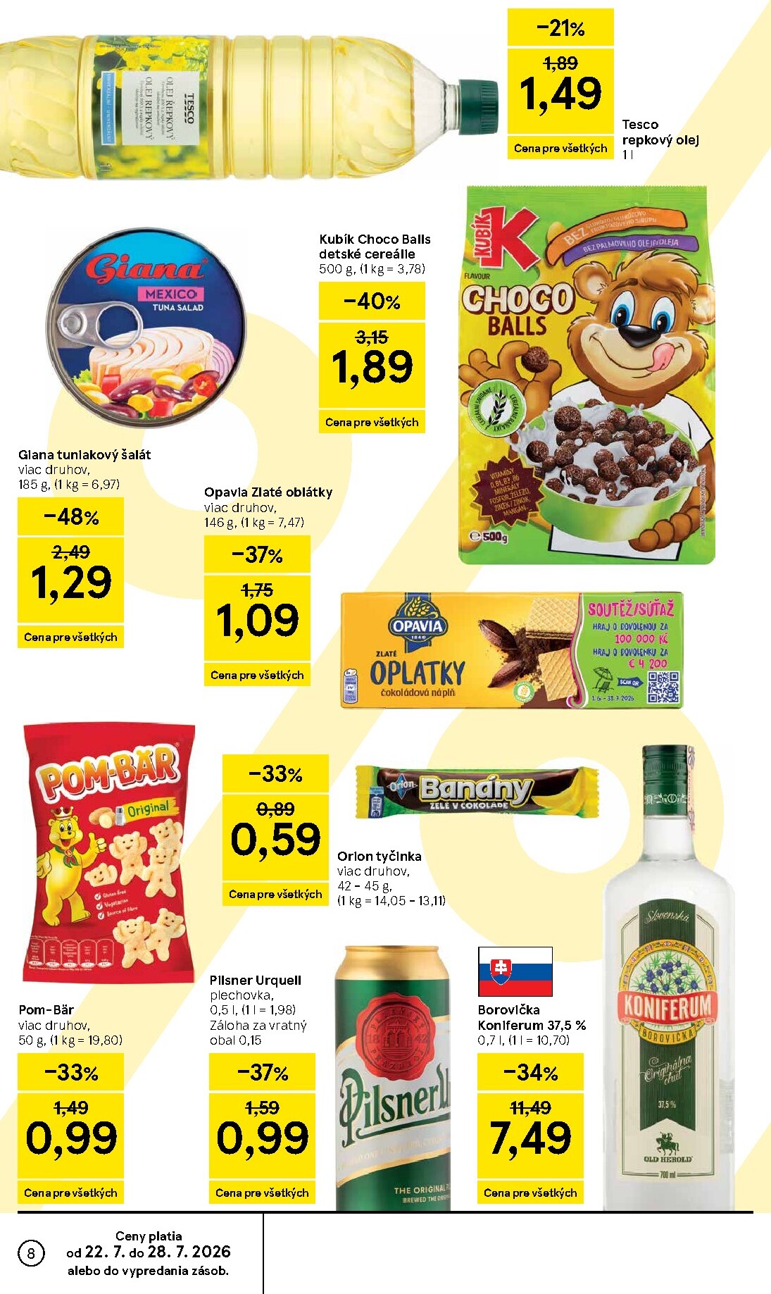 tesco - Nový tesco-letak-2026-07-22 - supermarkety leták od stredy, 22.07.2026 do utorka, 28.07.2026 - page: 8