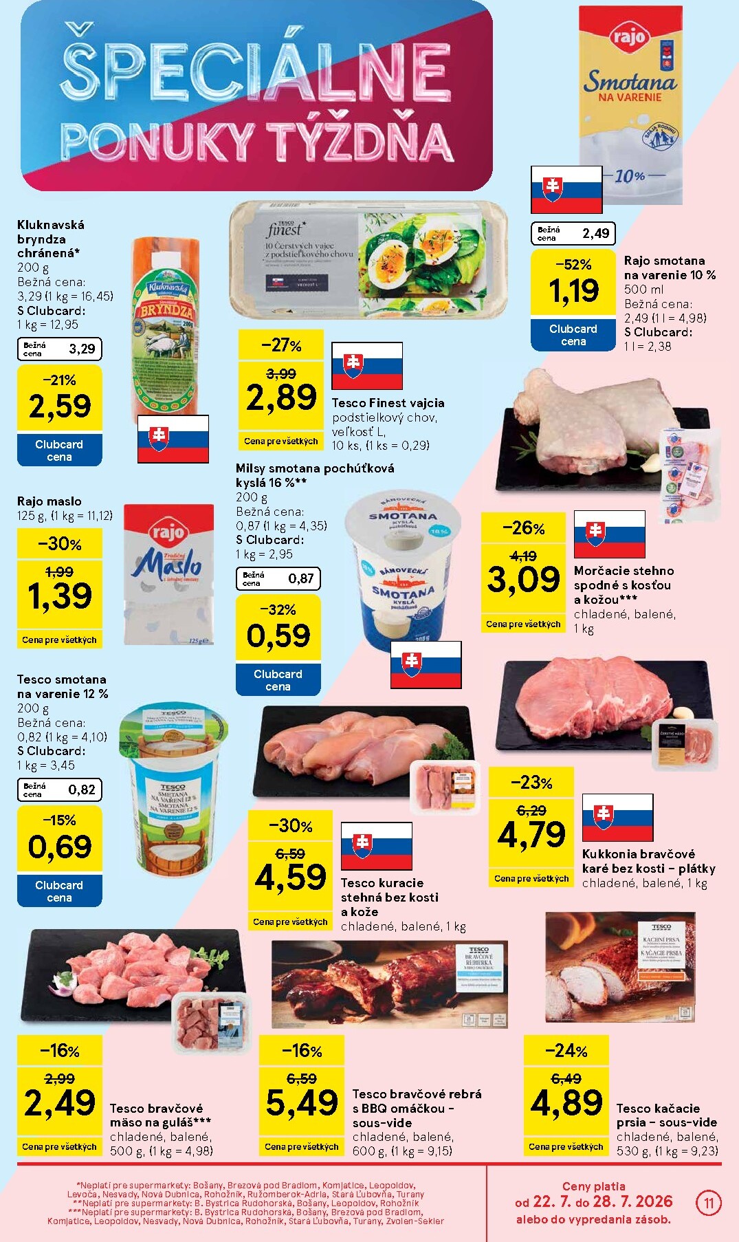 tesco - Nový tesco-letak-2026-07-22 - supermarkety leták od stredy, 22.07.2026 do utorka, 28.07.2026 - page: 11