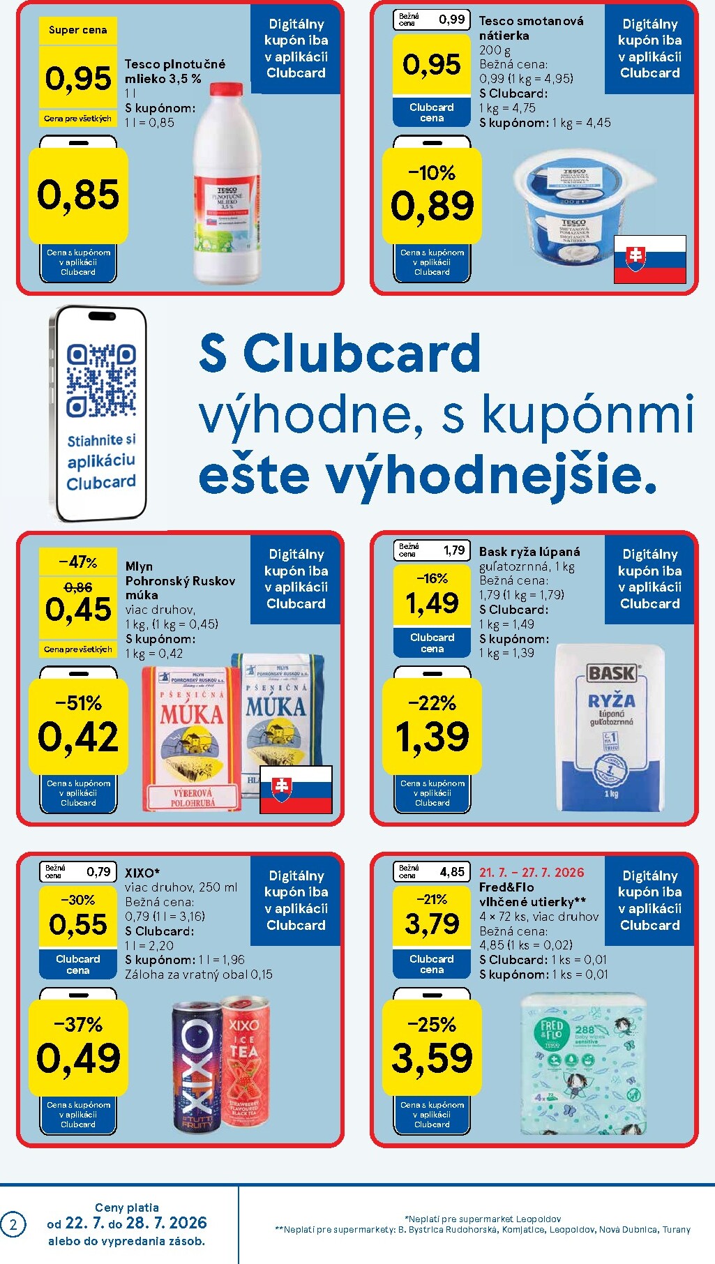 tesco - Nový tesco-letak-2026-07-22 - supermarkety leták od stredy, 22.07.2026 do utorka, 28.07.2026 - page: 2