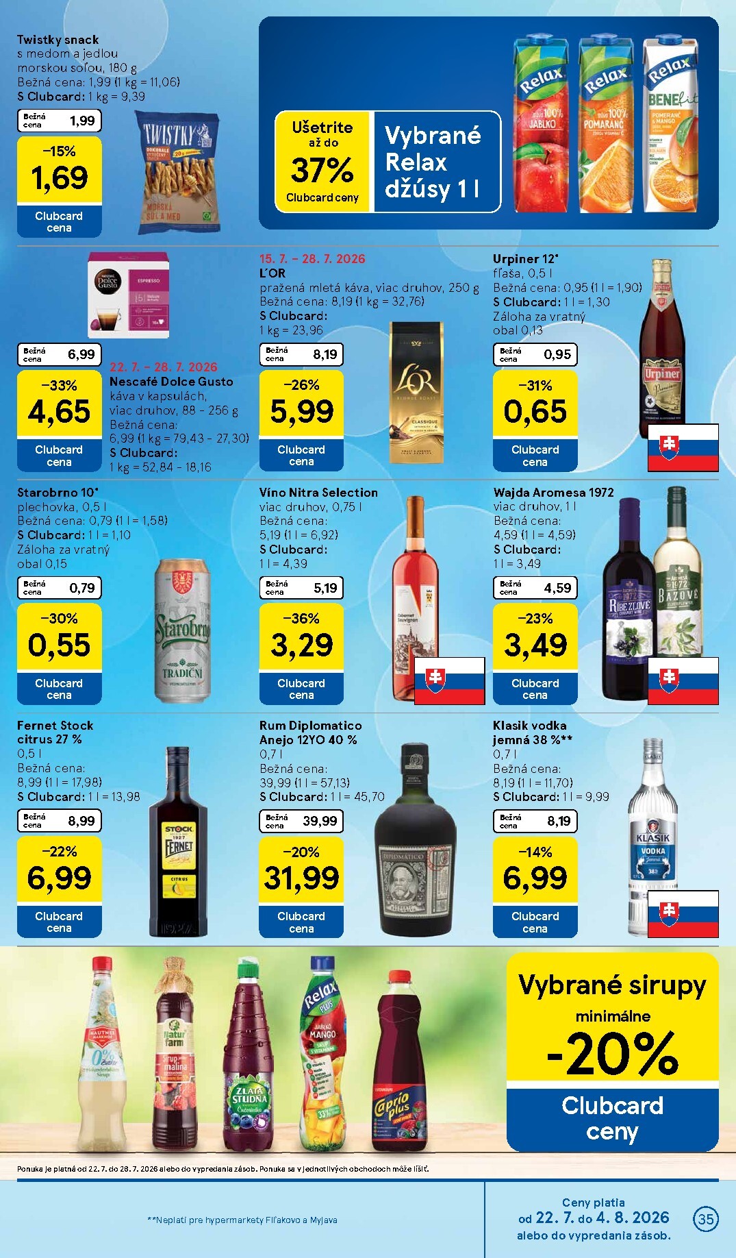 tesco - Nový Tesco leták od stredy, 22.07.2026 do utorka, 28.07.2026 - page: 35