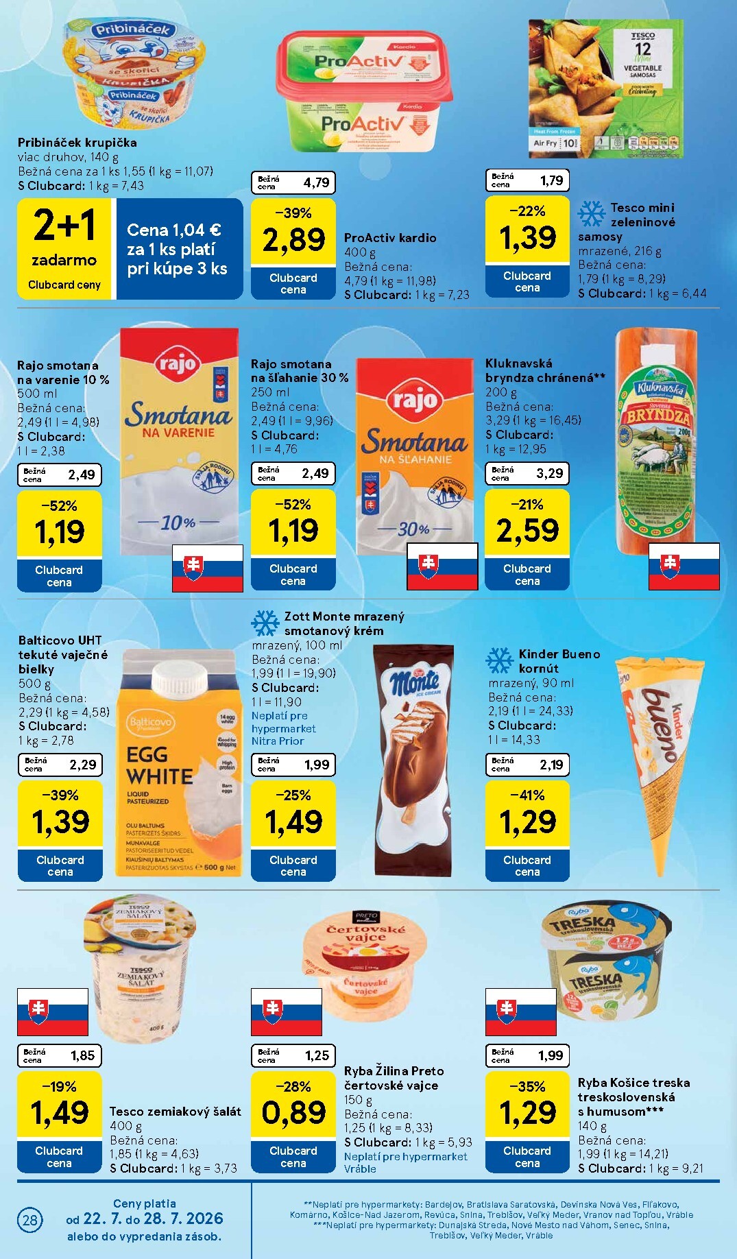 tesco - Nový Tesco leták od stredy, 22.07.2026 do utorka, 28.07.2026 - page: 28