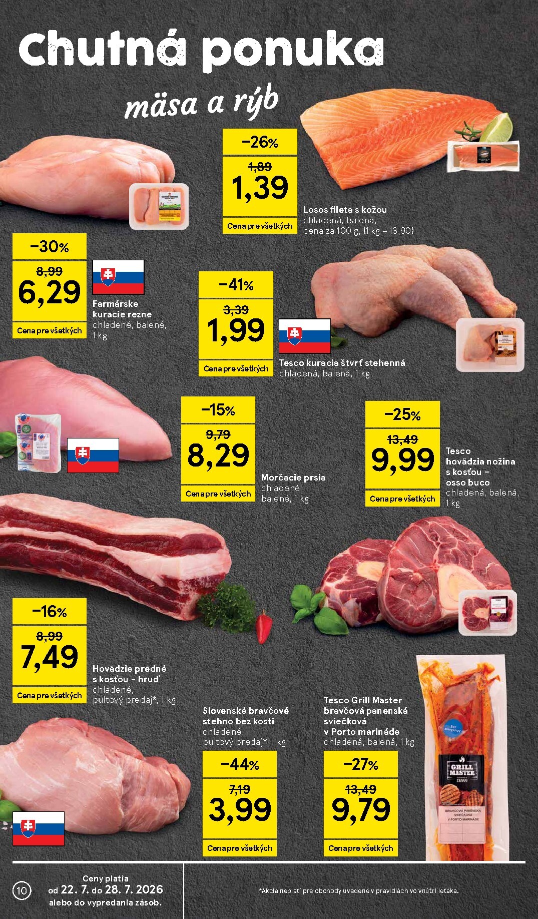 tesco - Nový Tesco leták od stredy, 22.07.2026 do utorka, 28.07.2026 - page: 10
