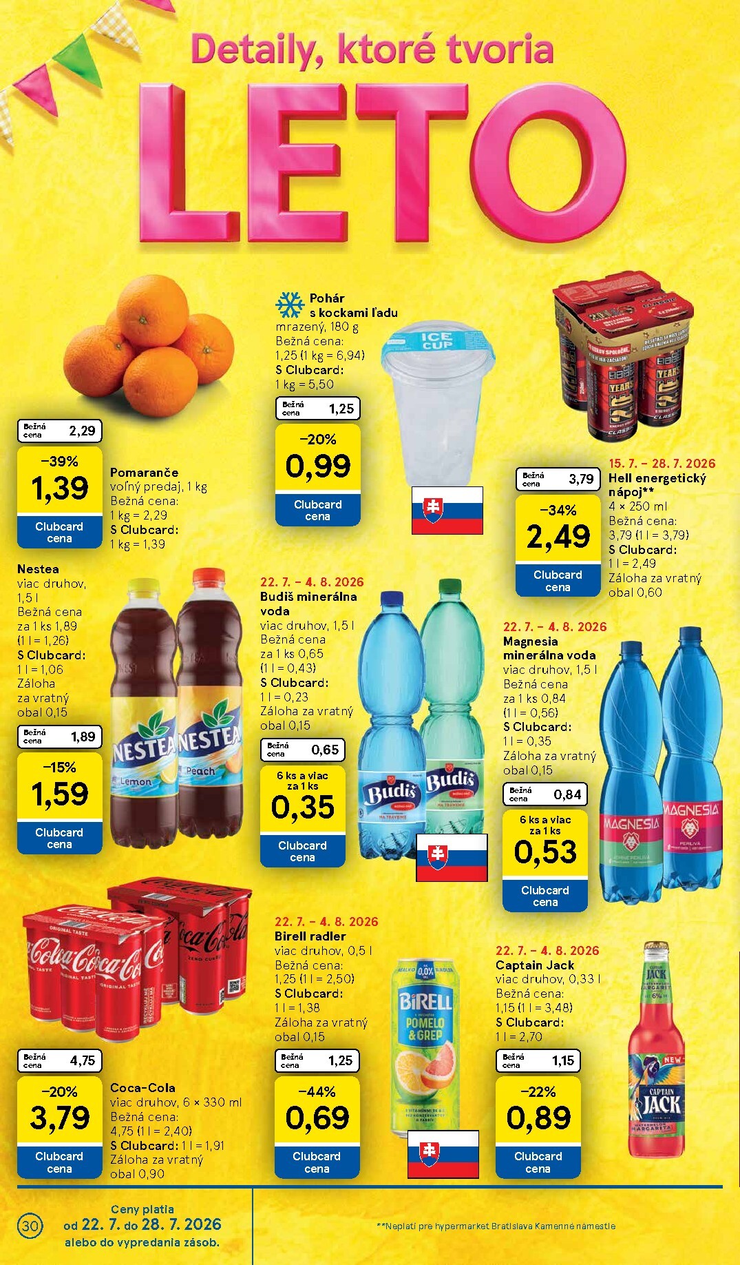 tesco - Nový Tesco leták od stredy, 22.07.2026 do utorka, 28.07.2026 - page: 30