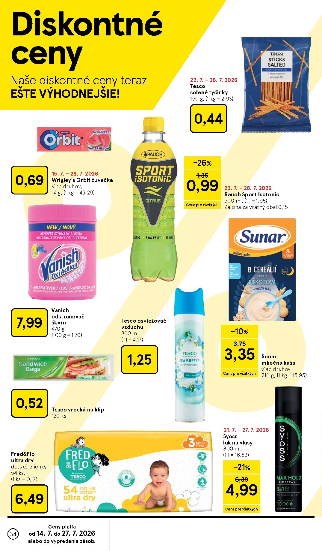 tesco - Nový Tesco leták od stredy, 22.07.2026 do utorka, 28.07.2026 - page: 34