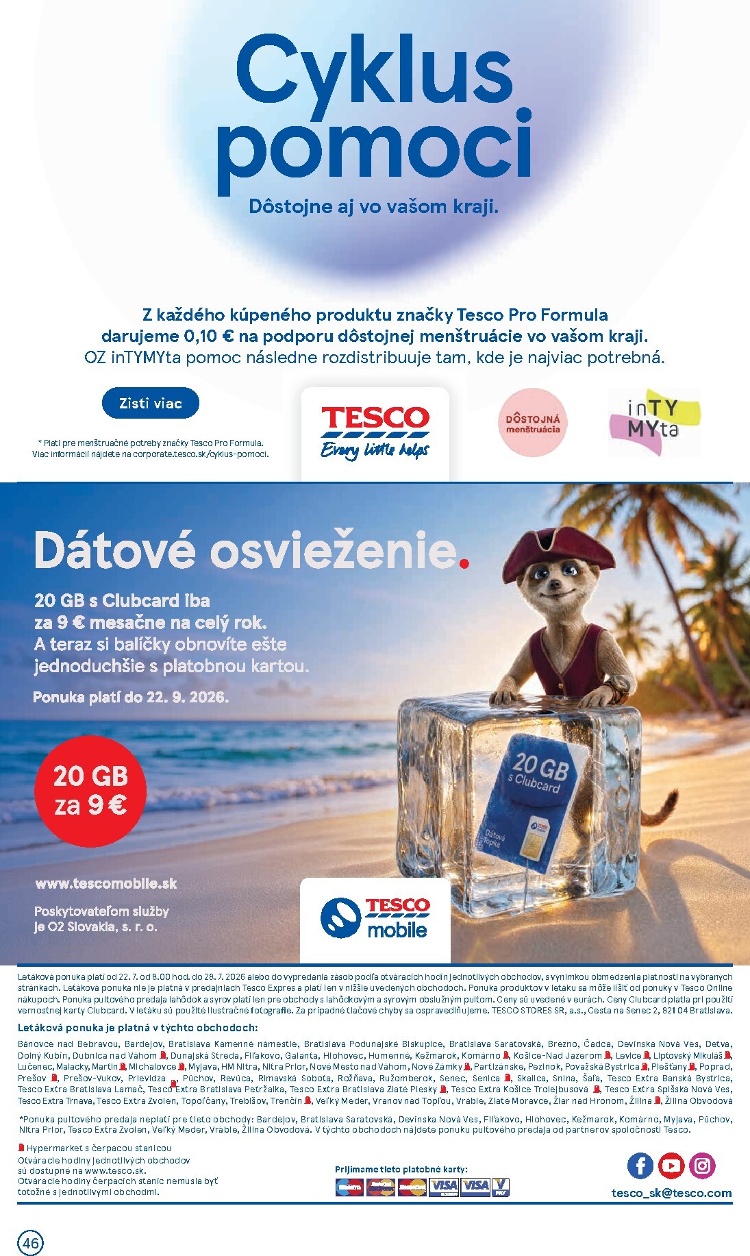 tesco - Nový Tesco leták od stredy, 22.07.2026 do utorka, 28.07.2026 - page: 46