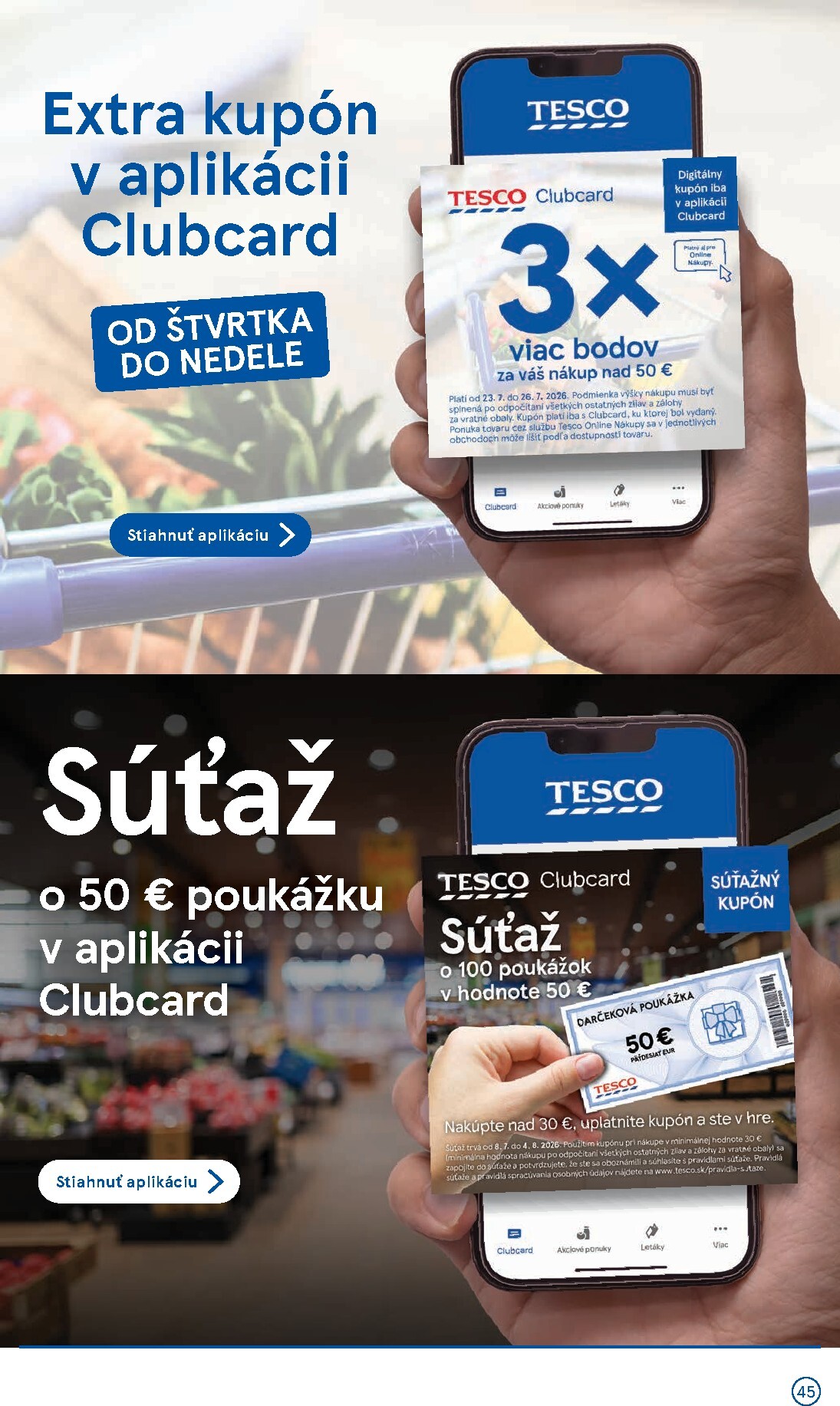 tesco - Nový Tesco leták od stredy, 22.07.2026 do utorka, 28.07.2026 - page: 45