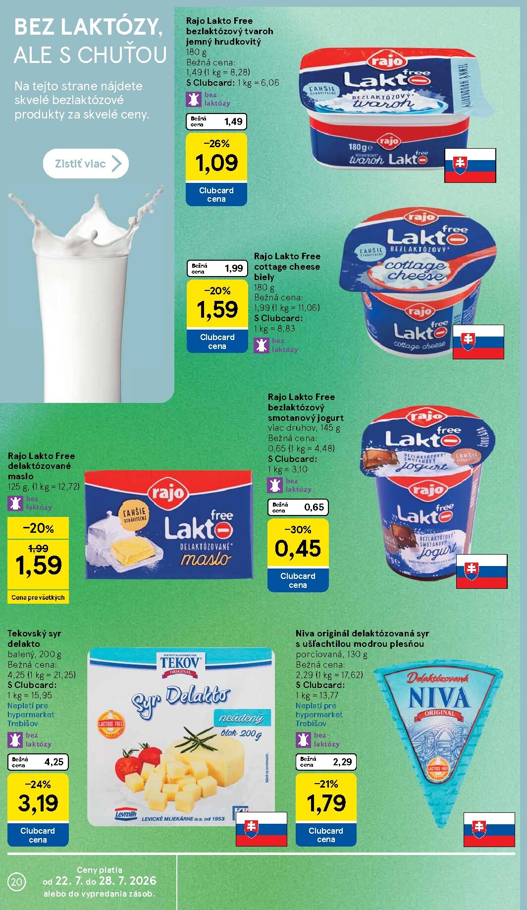 tesco - Nový Tesco leták od stredy, 22.07.2026 do utorka, 28.07.2026 - page: 20