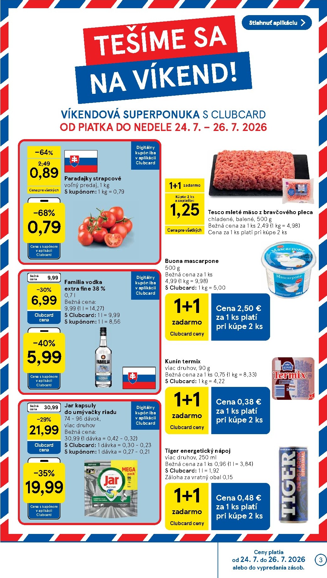 tesco - Nový Tesco leták od stredy, 22.07.2026 do utorka, 28.07.2026 - page: 3
