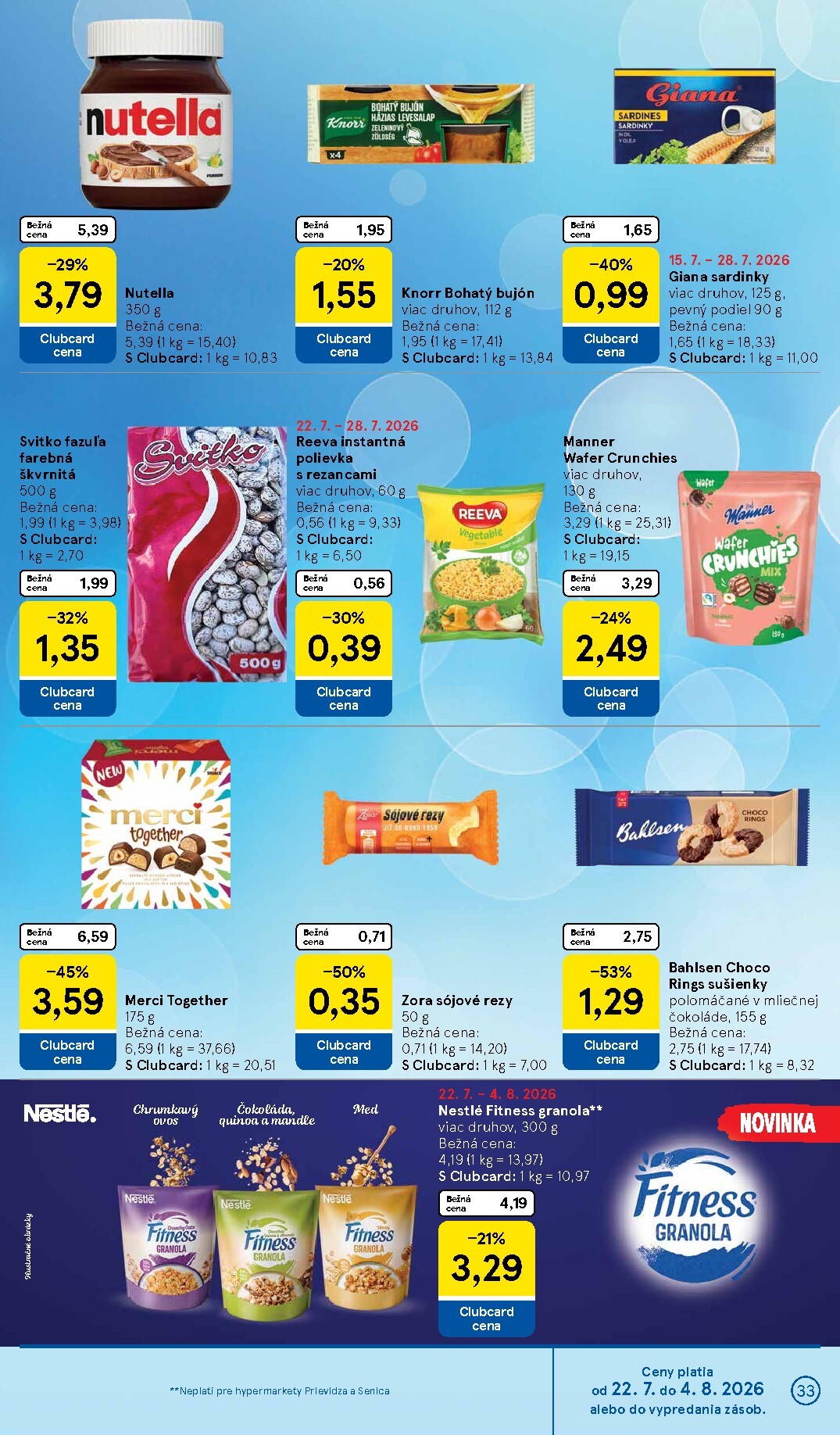 tesco - Nový Tesco leták od stredy, 22.07.2026 do utorka, 28.07.2026 - page: 33