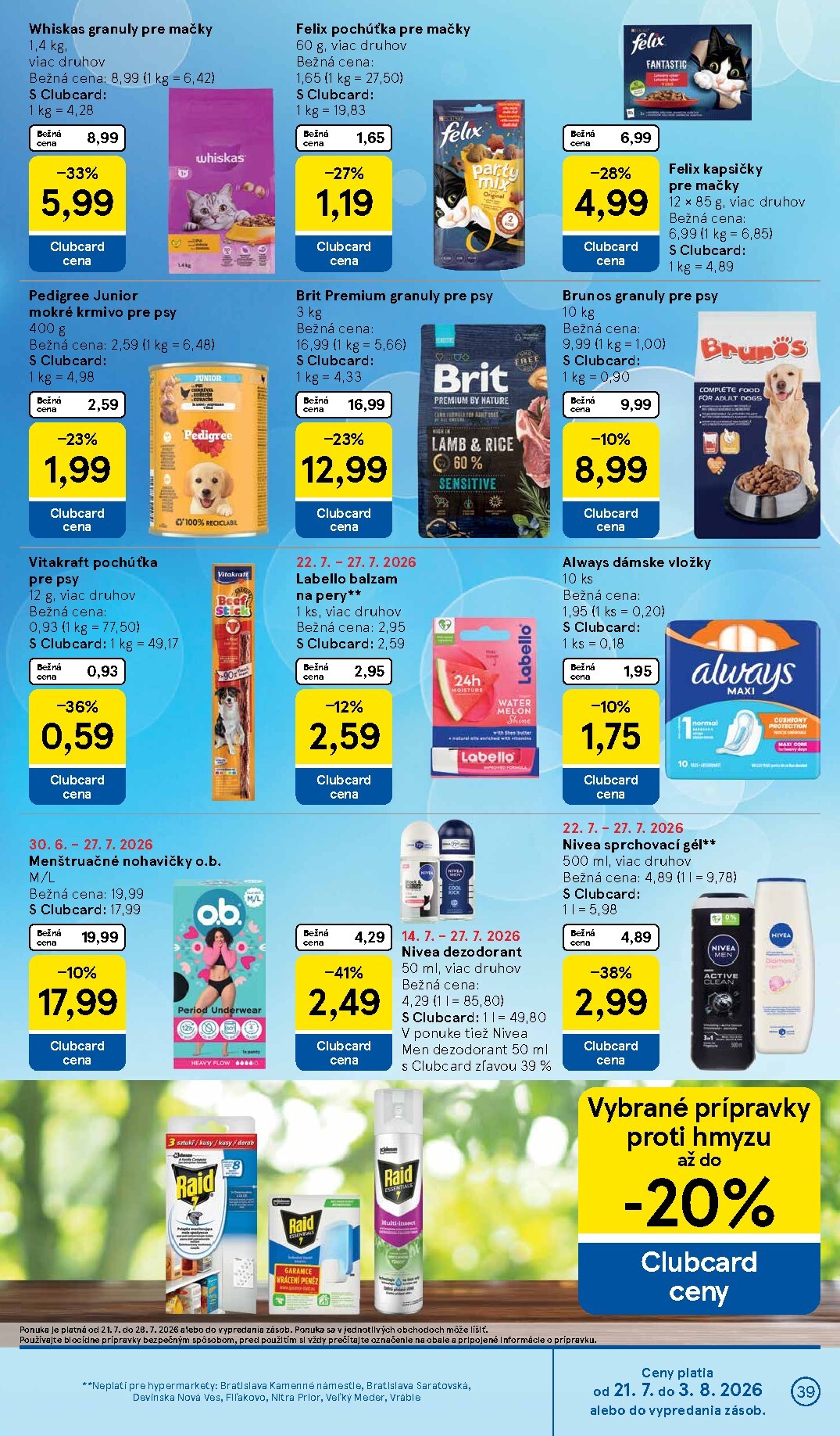 tesco - Nový Tesco leták od stredy, 22.07.2026 do utorka, 28.07.2026 - page: 39