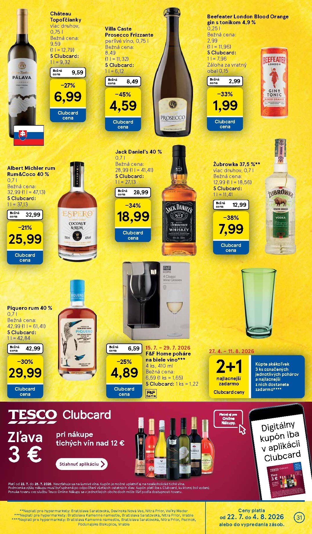 tesco - Nový Tesco leták od stredy, 22.07.2026 do utorka, 28.07.2026 - page: 31