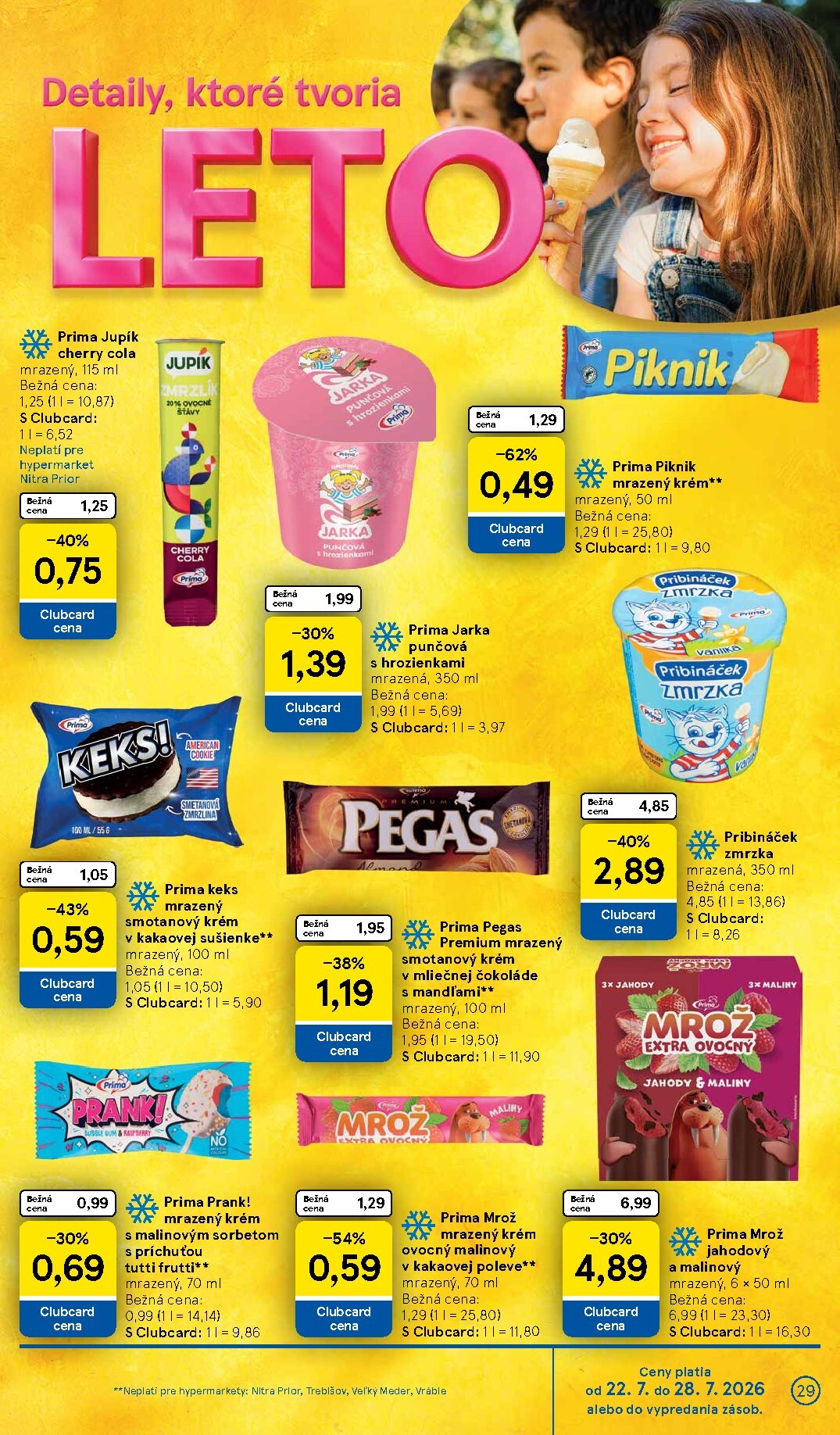 tesco - Nový Tesco leták od stredy, 22.07.2026 do utorka, 28.07.2026 - page: 29