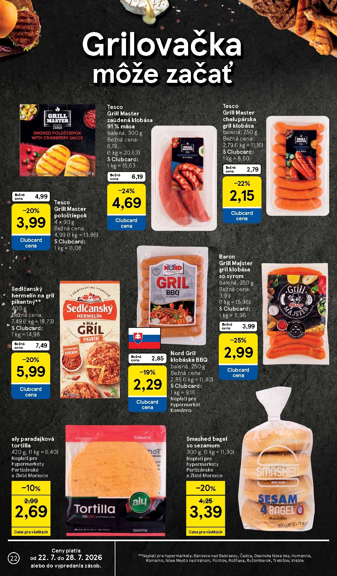 tesco - Nový Tesco leták od stredy, 22.07.2026 do utorka, 28.07.2026 - page: 22