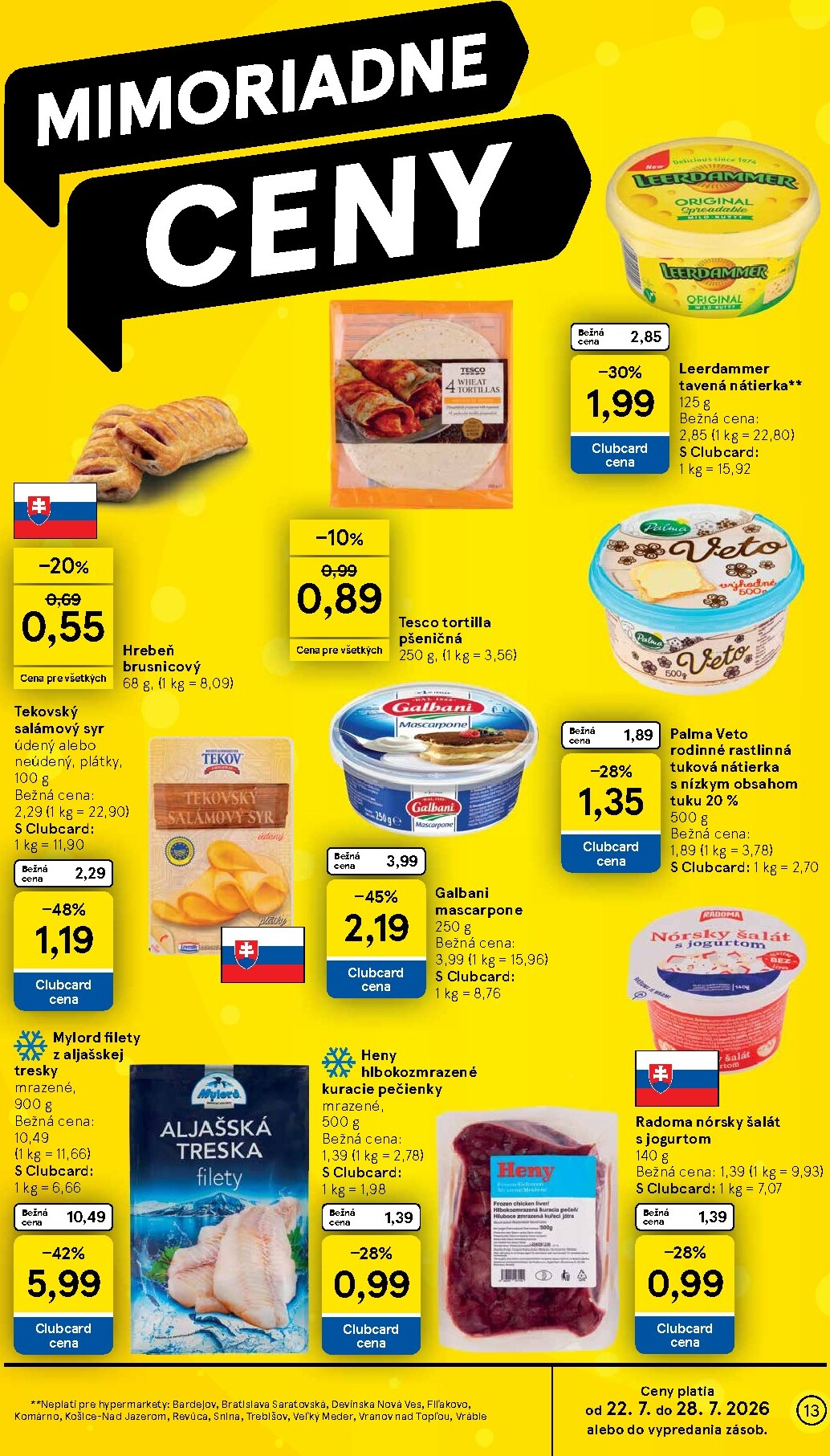 tesco - Nový Tesco leták od stredy, 22.07.2026 do utorka, 28.07.2026 - page: 13