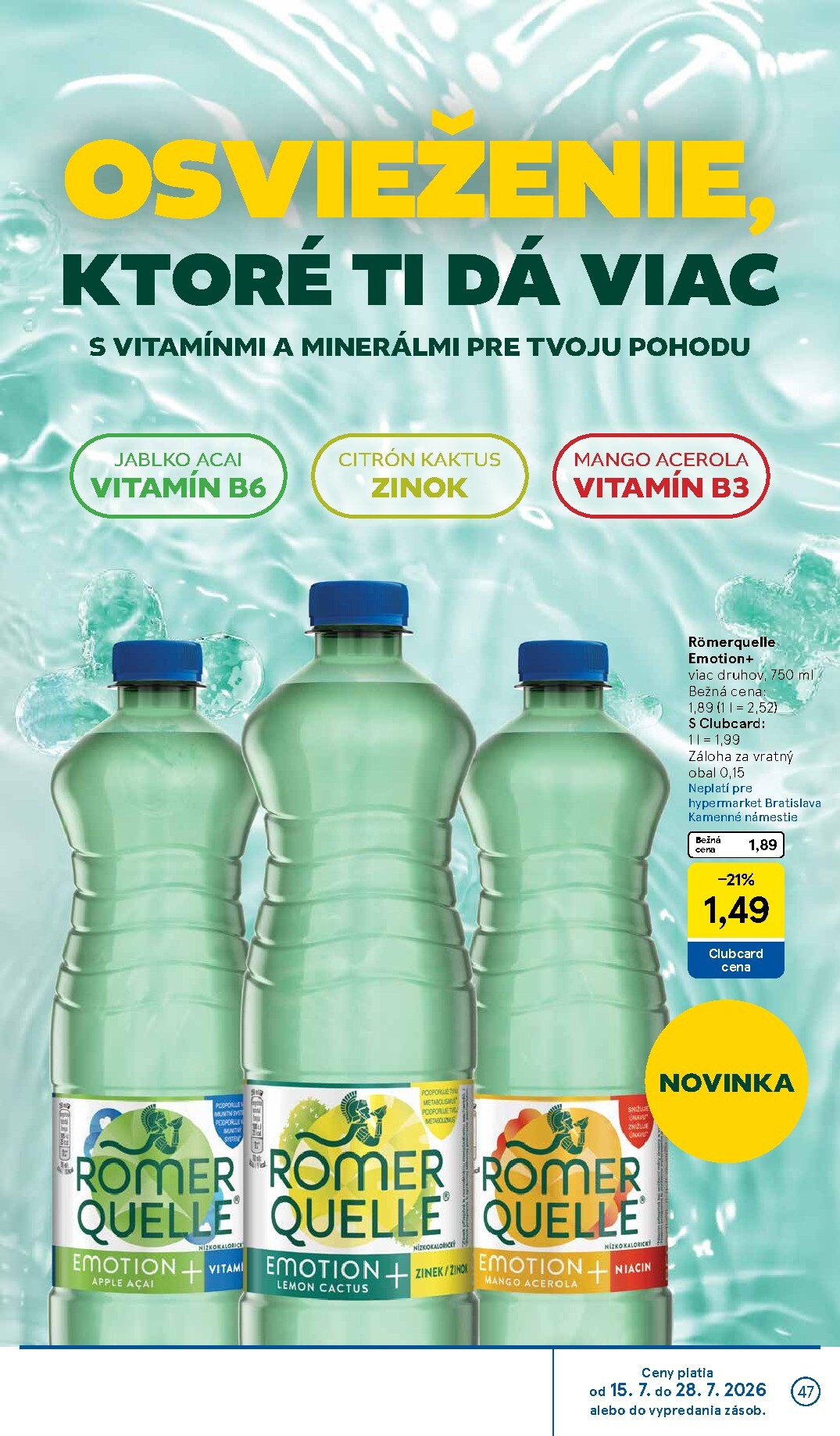 tesco - Nový Tesco leták od stredy, 22.07.2026 do utorka, 28.07.2026 - page: 47