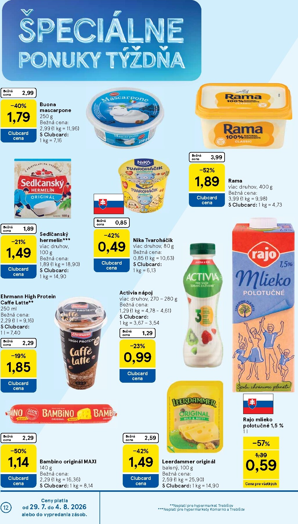 tesco - Nový Tesco leták od stredy, 29.07.2026 do utorka, 04.08.2026 - page: 12