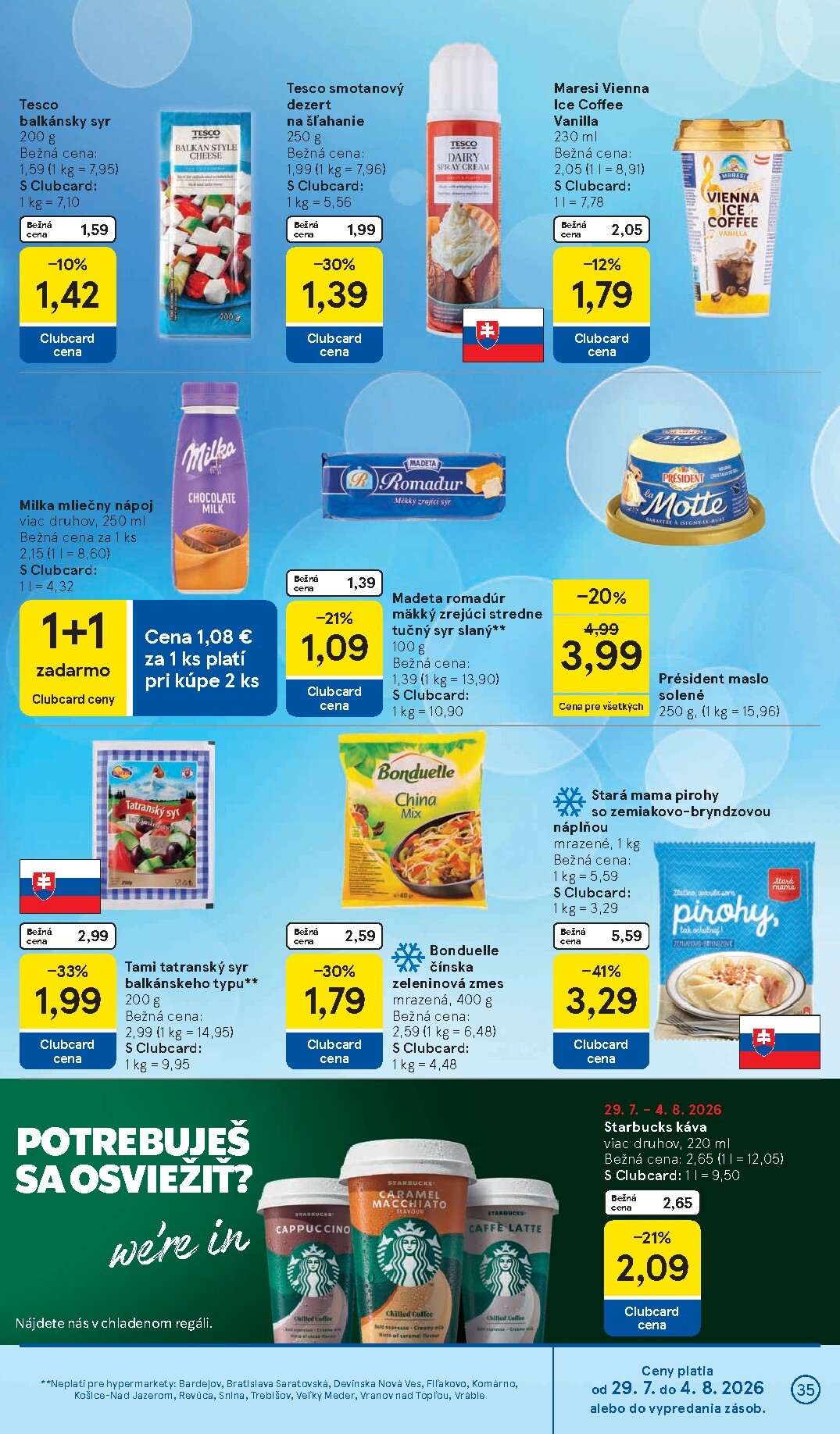 tesco - Nový Tesco leták od stredy, 29.07.2026 do utorka, 04.08.2026 - page: 35