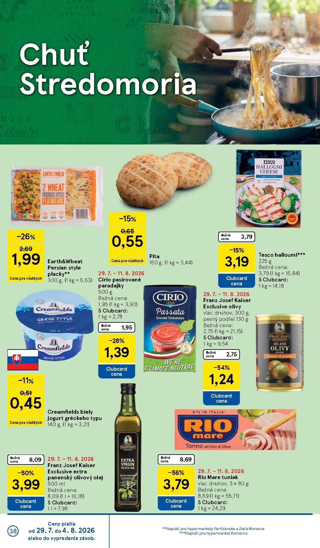 tesco - Nový Tesco leták od stredy, 29.07.2026 do utorka, 04.08.2026 - page: 38