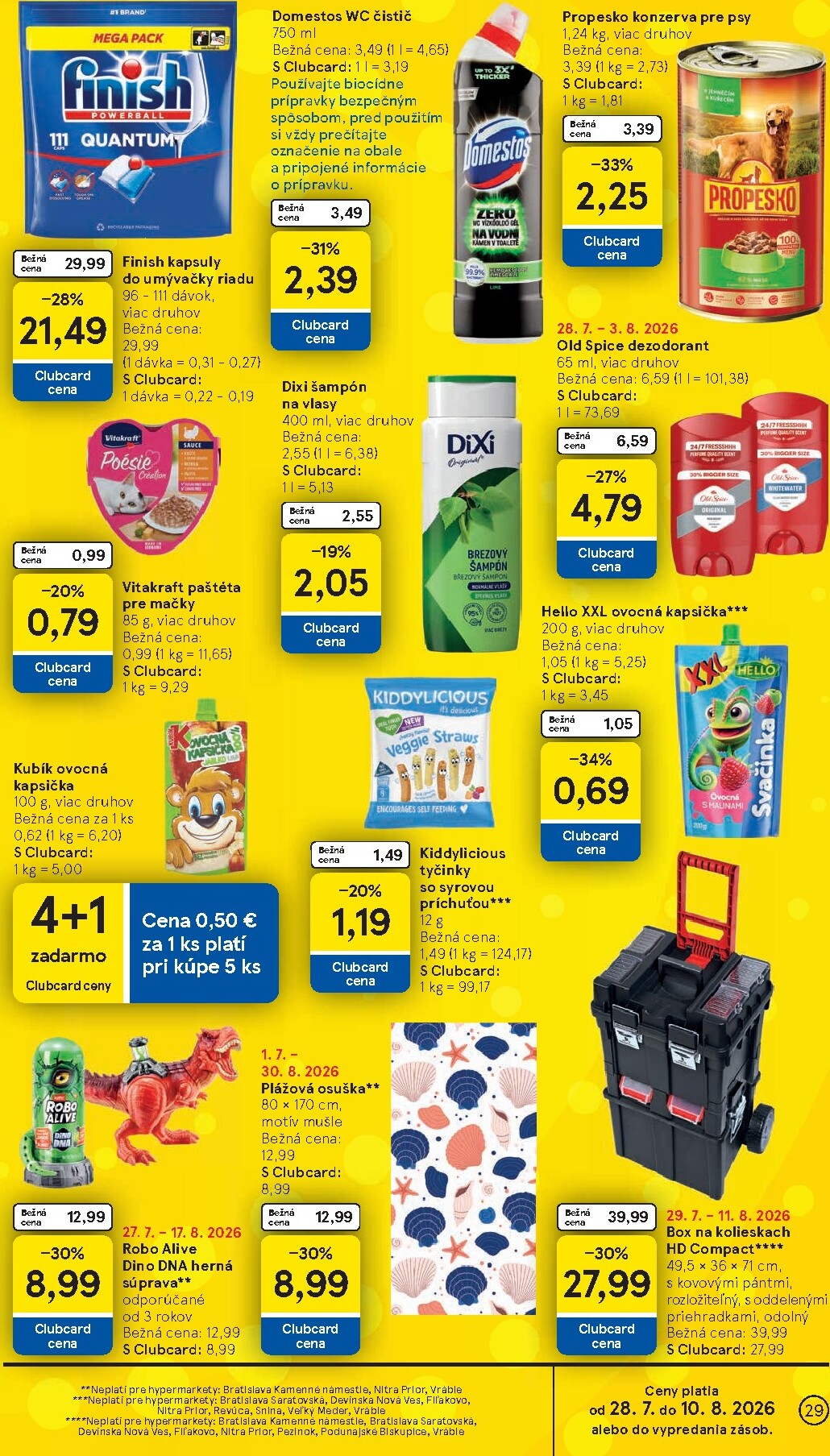 tesco - Nový Tesco leták od stredy, 29.07.2026 do utorka, 04.08.2026 - page: 29