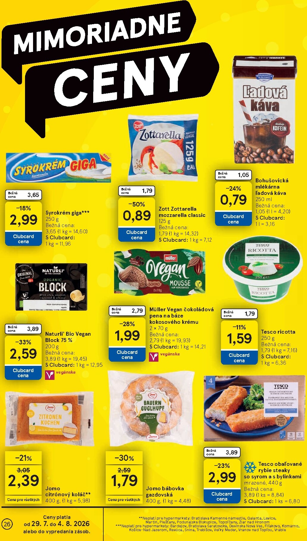 tesco - Nový Tesco leták od stredy, 29.07.2026 do utorka, 04.08.2026 - page: 26