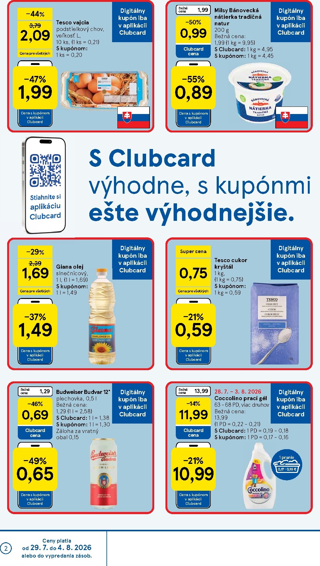tesco - Nový Tesco leták od stredy, 29.07.2026 do utorka, 04.08.2026 - page: 2