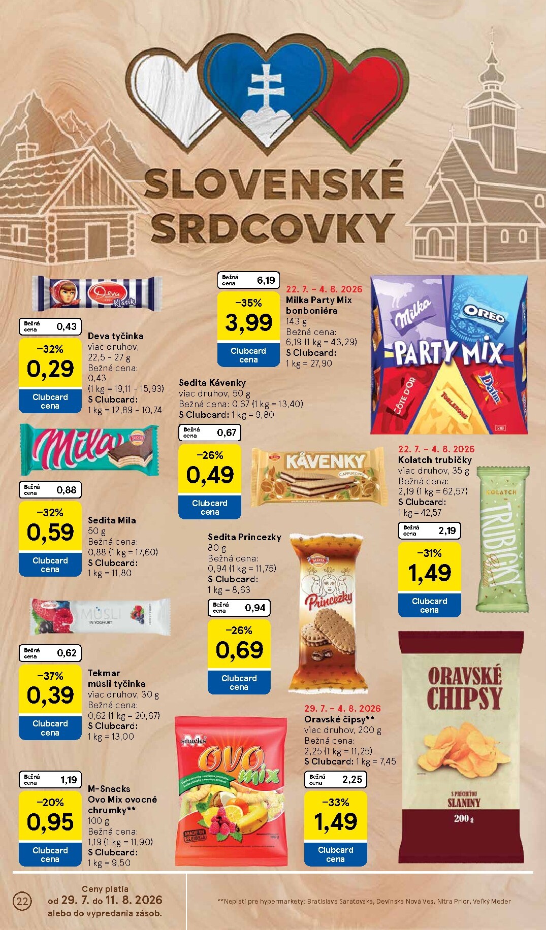 tesco - Nový Tesco leták od stredy, 29.07.2026 do utorka, 04.08.2026 - page: 22
