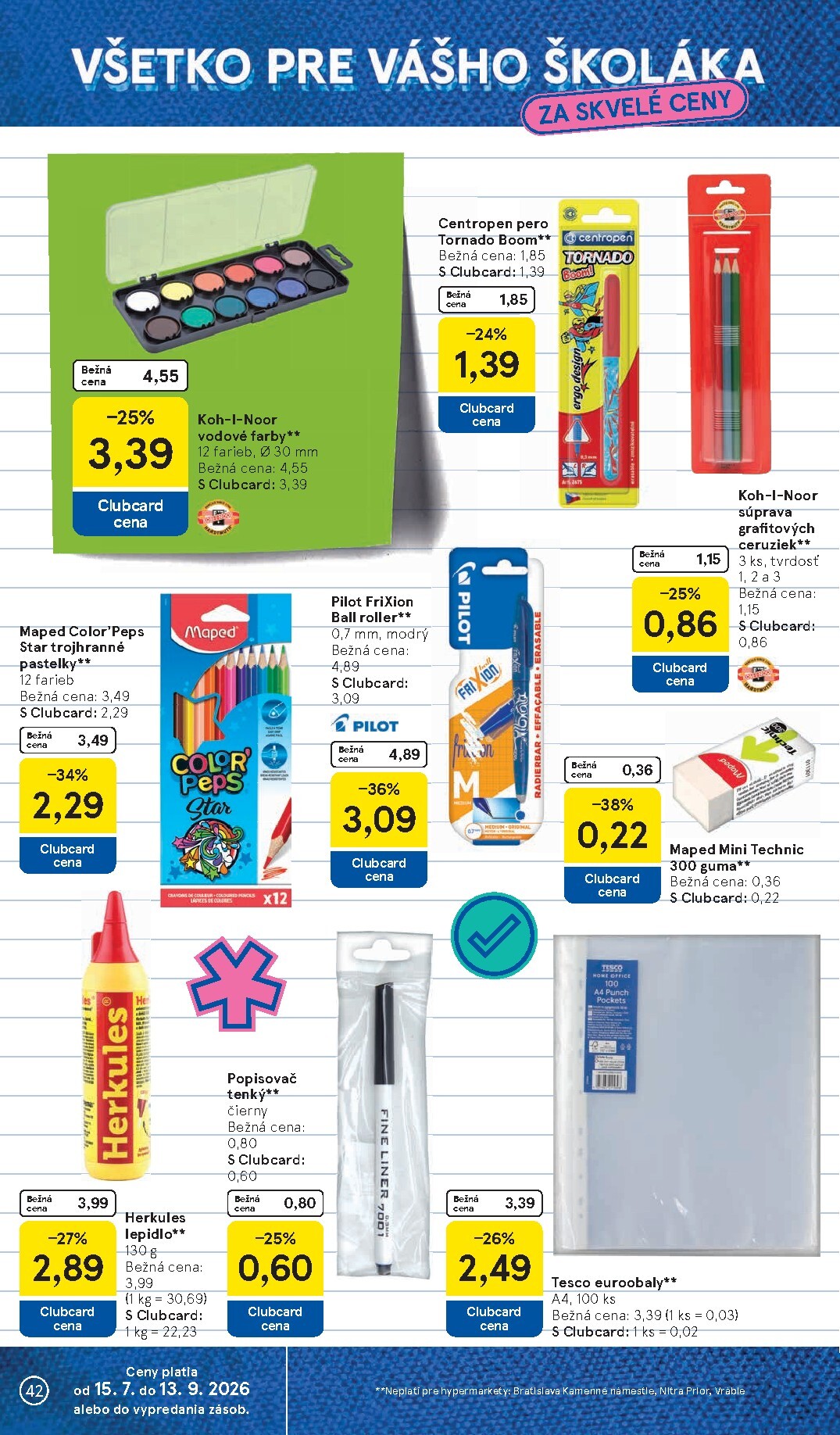 tesco - Nový Tesco leták od stredy, 29.07.2026 do utorka, 04.08.2026 - page: 42