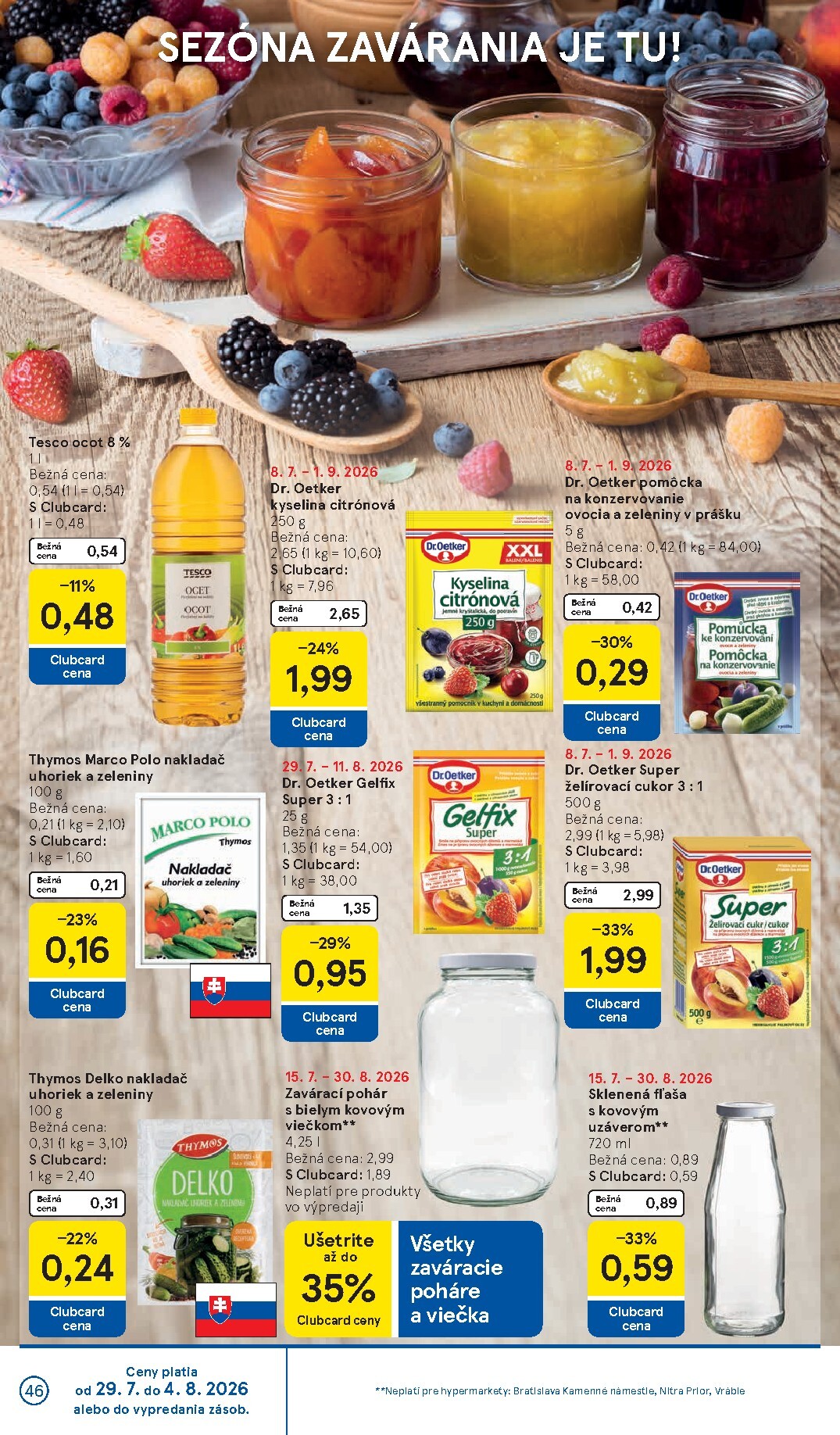 tesco - Nový Tesco leták od stredy, 29.07.2026 do utorka, 04.08.2026 - page: 46